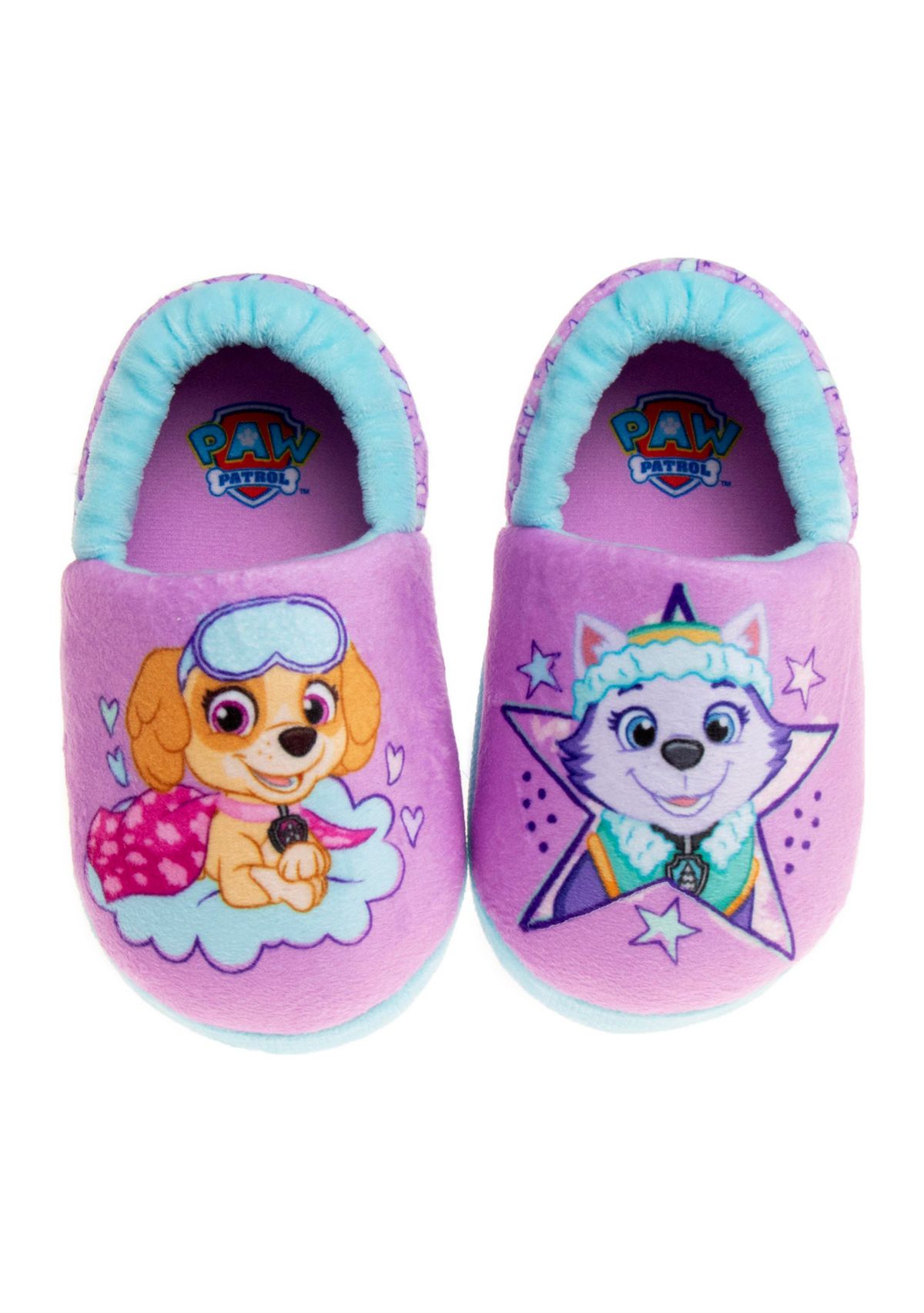 Paw Patrol Everest and Skye Girls Dual Sizes Slippers