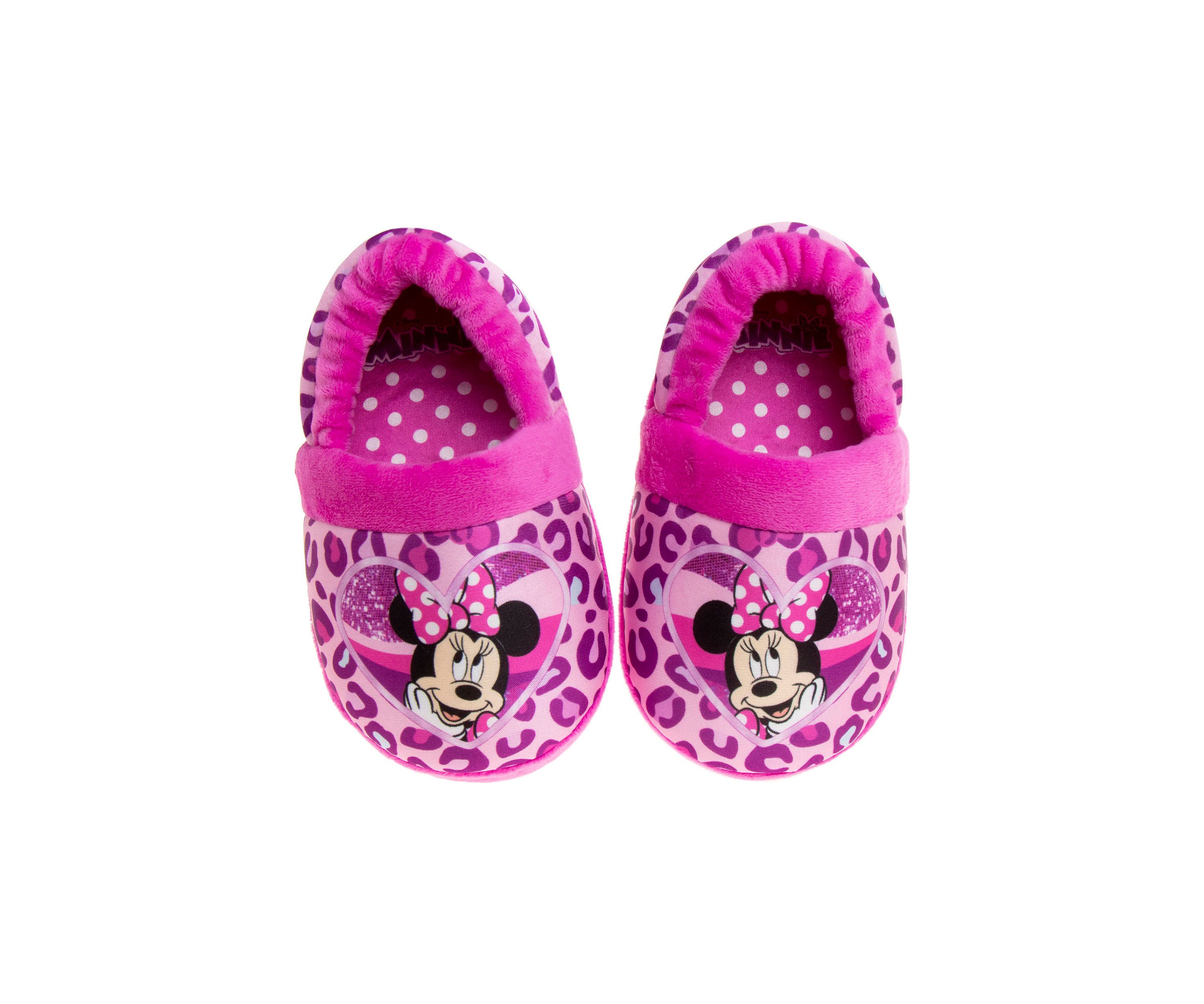 Minnie Mouse Girls Dual Sizes Slippers
