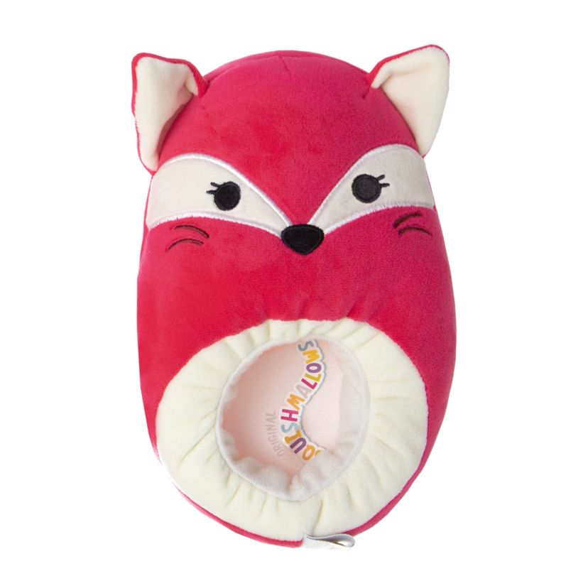 Squishmallow Fifi the Fox Dual Sizes Girls Slippers. (Little Kids)