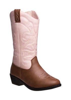 Kensie Girl Little Kids Cowgirl Boots Pink Brown 2