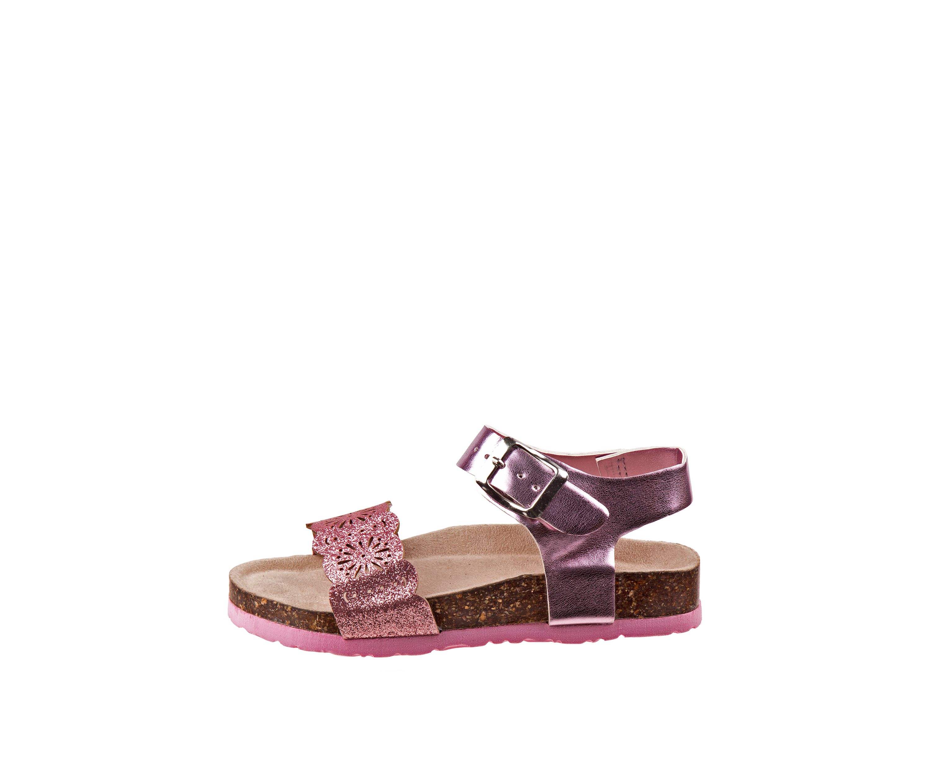 Toddler Girls Glitter Cork Sandals