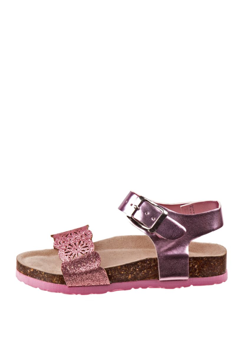 Toddler Girls Glitter Cork Sandals