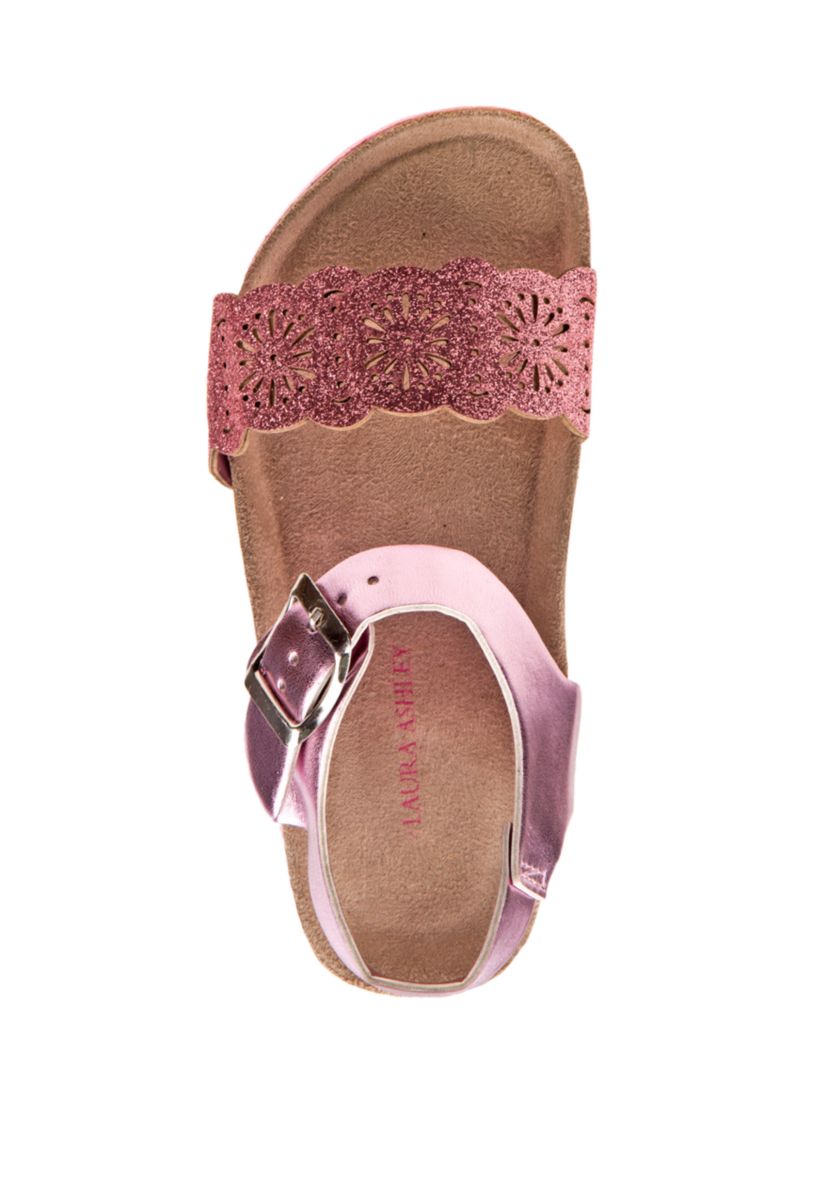 Toddler Girls Glitter Cork Sandals