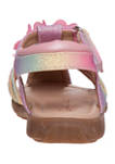 Toddler Girls T-Strap Flat Sandals
