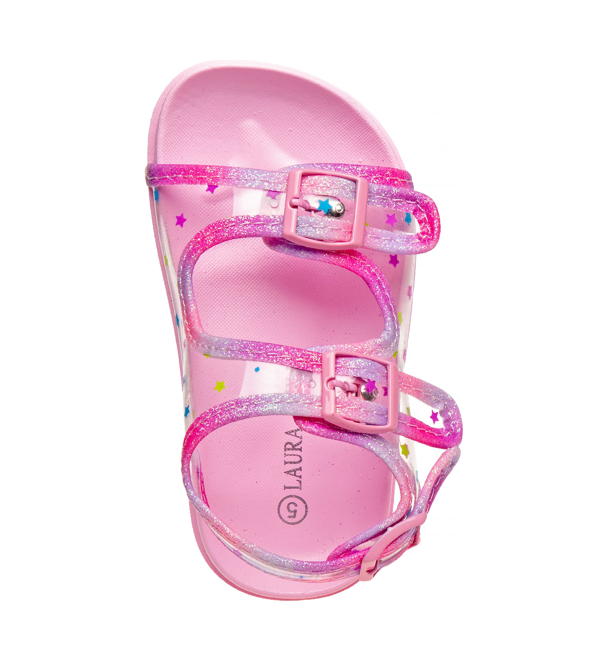 Toddler Girls Footbed Buckle Sandals