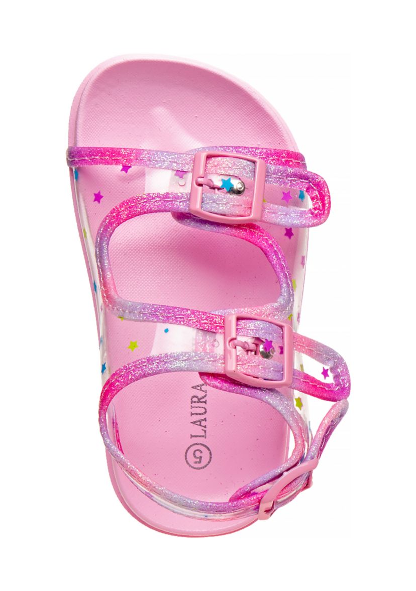 Toddler Girls Footbed Buckle Sandals