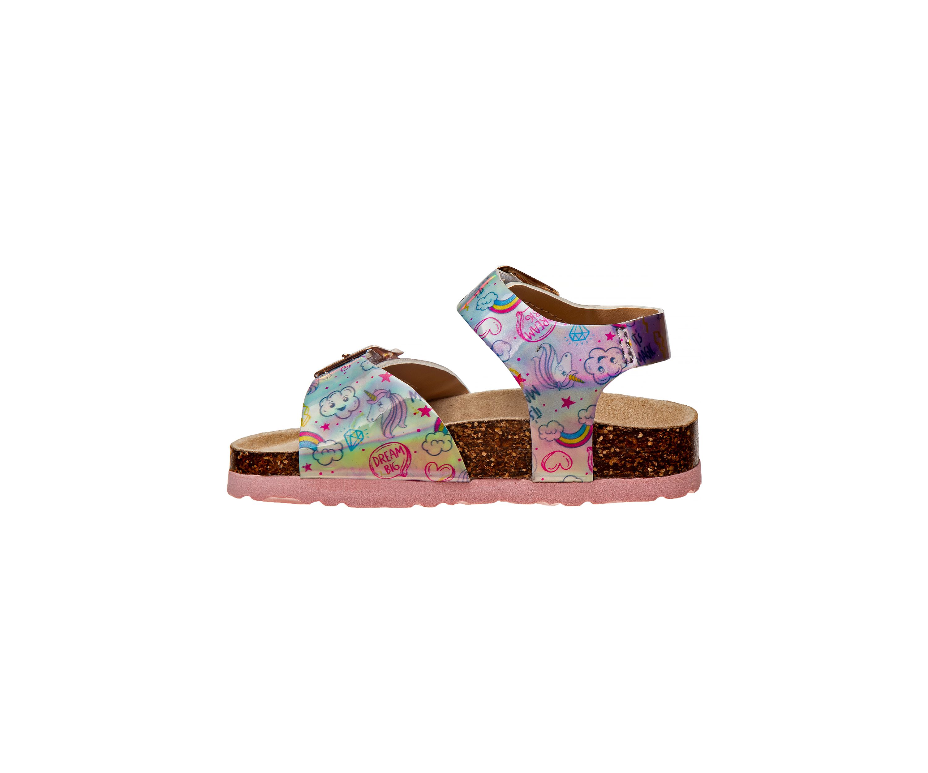 Toddler Girls Footbed Buckle Sandals