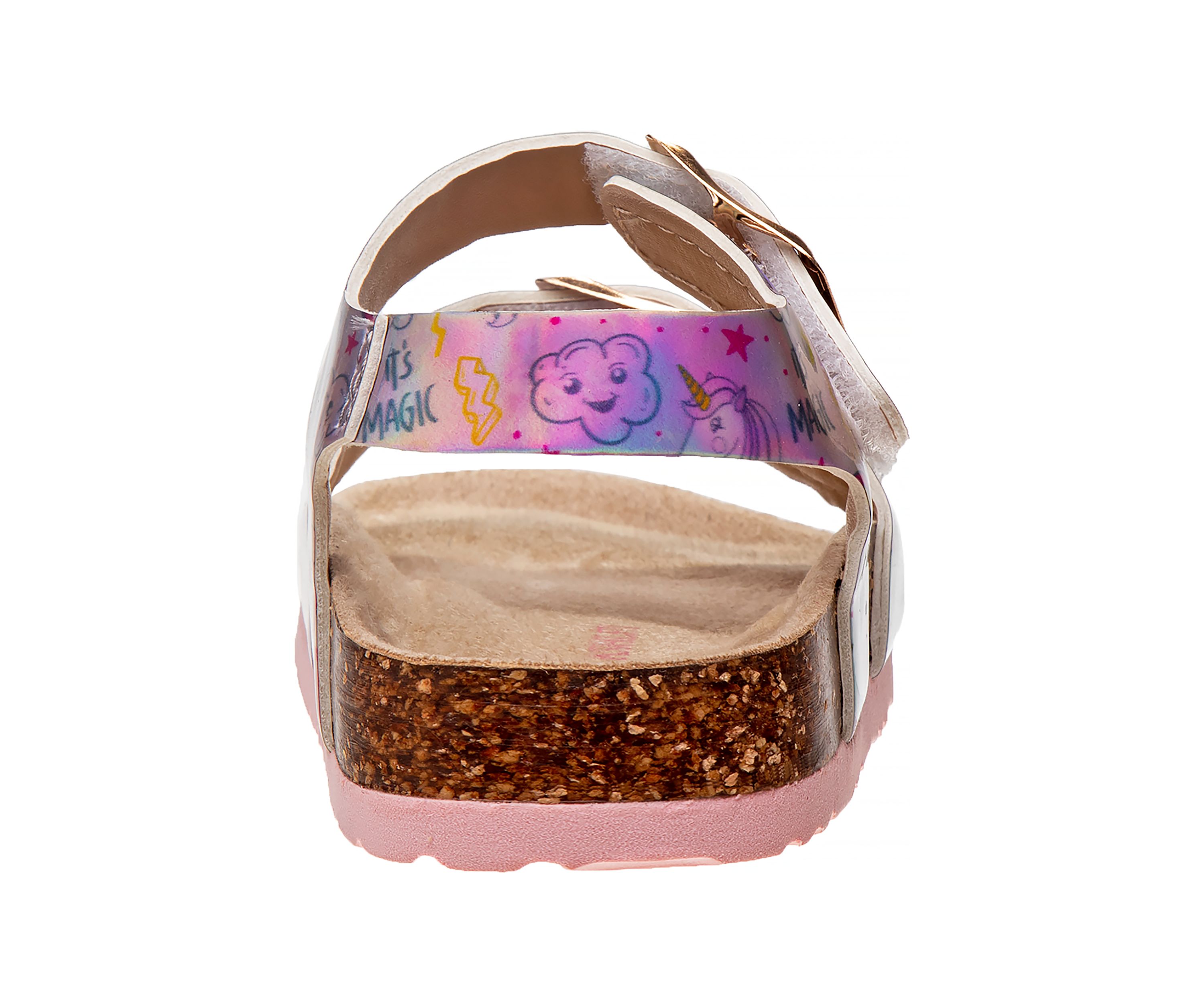 Toddler Girls Footbed Buckle Sandals