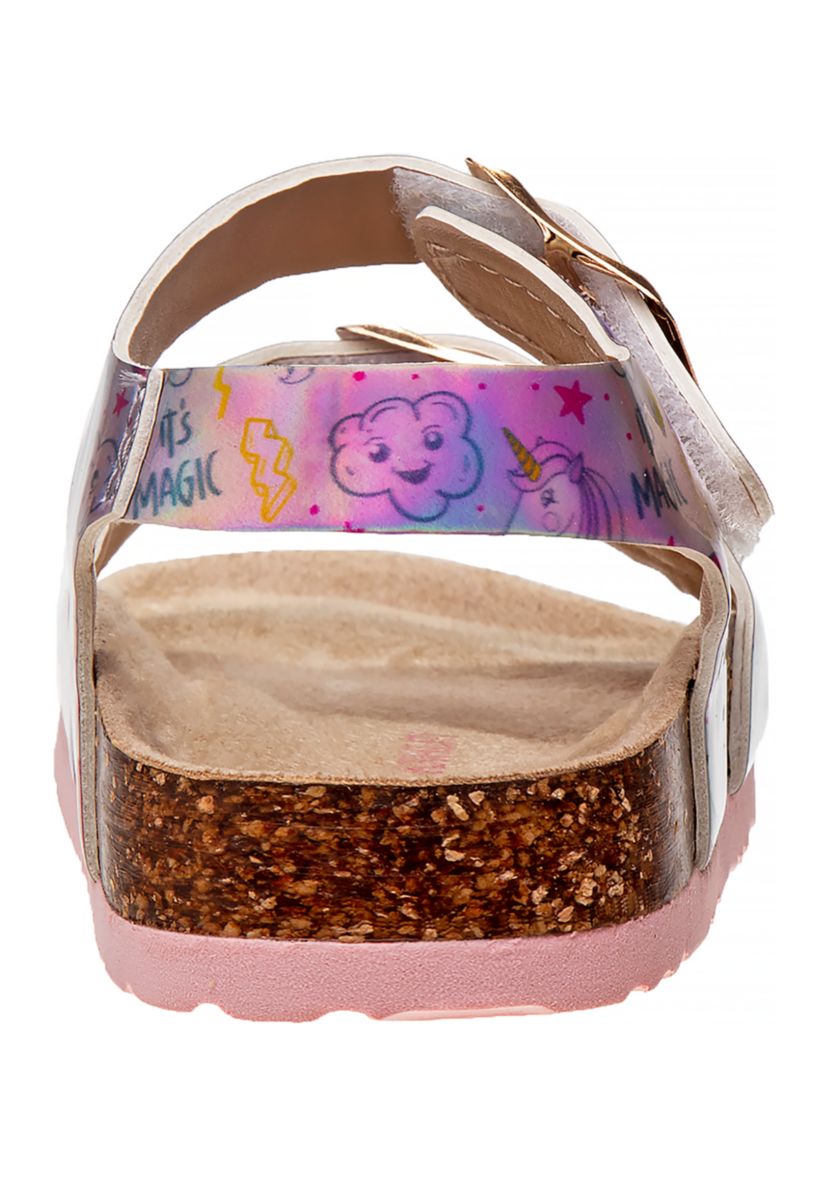 Toddler Girls Footbed Buckle Sandals