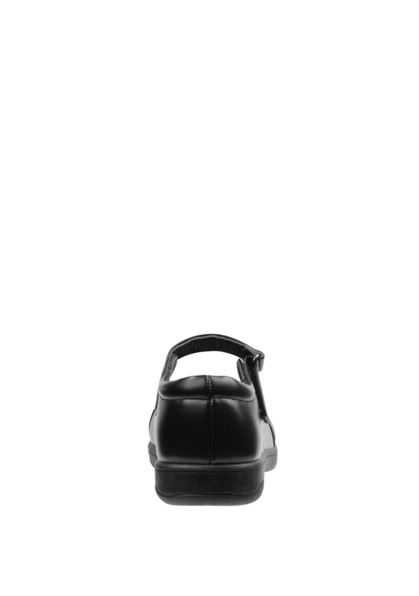 Toddler Girls Strapped Heart School Shoes