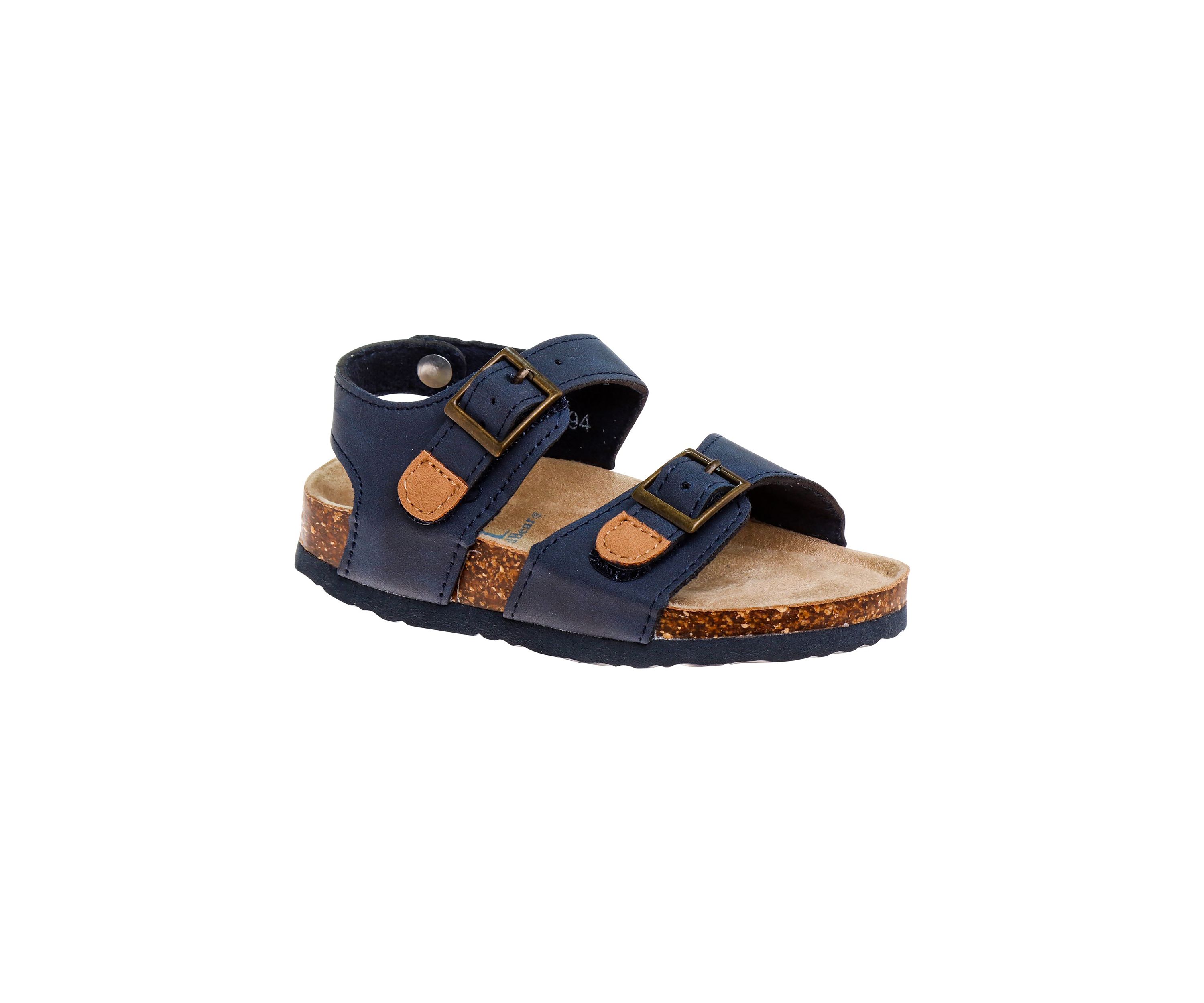 Buckle Boys footbed sandals
