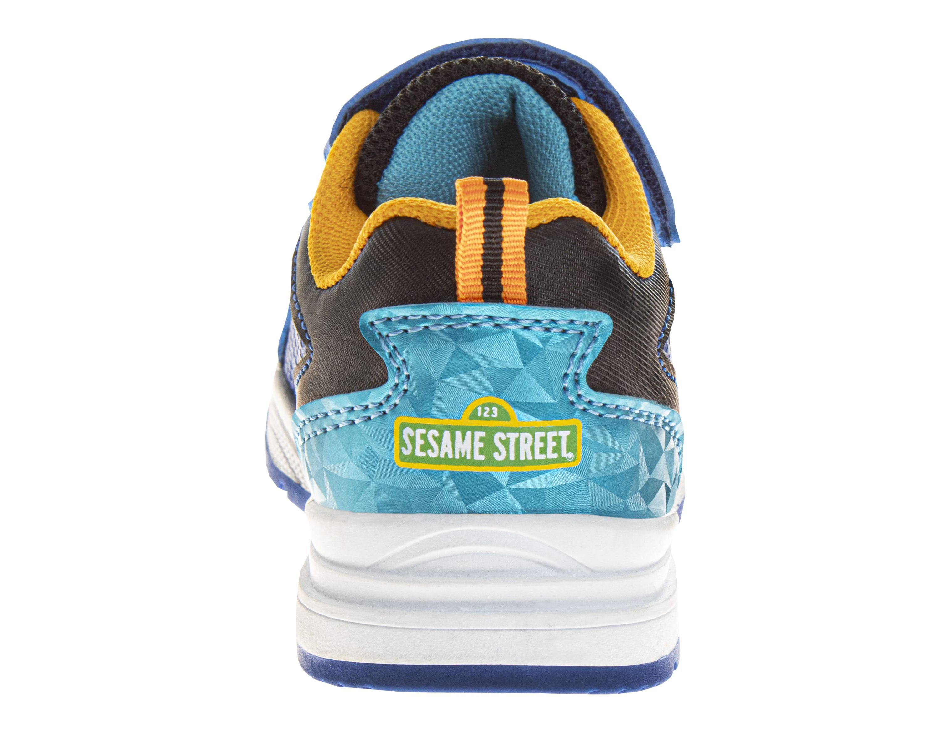 Sesame Street Kids Cookie Monster Hook and Loop Fashion Sneaker