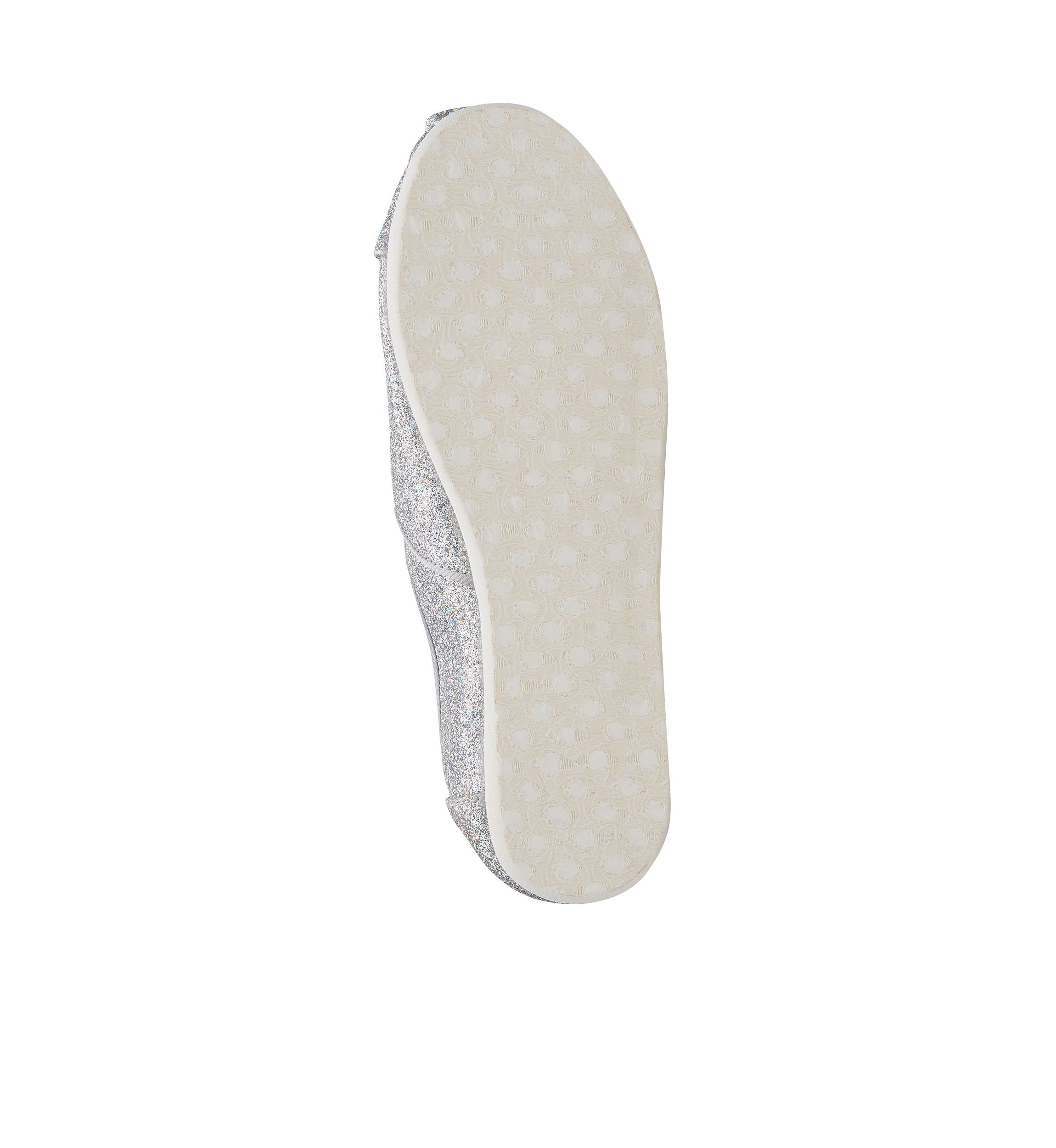 Girls Silver Iridescent Glimmer Shoes