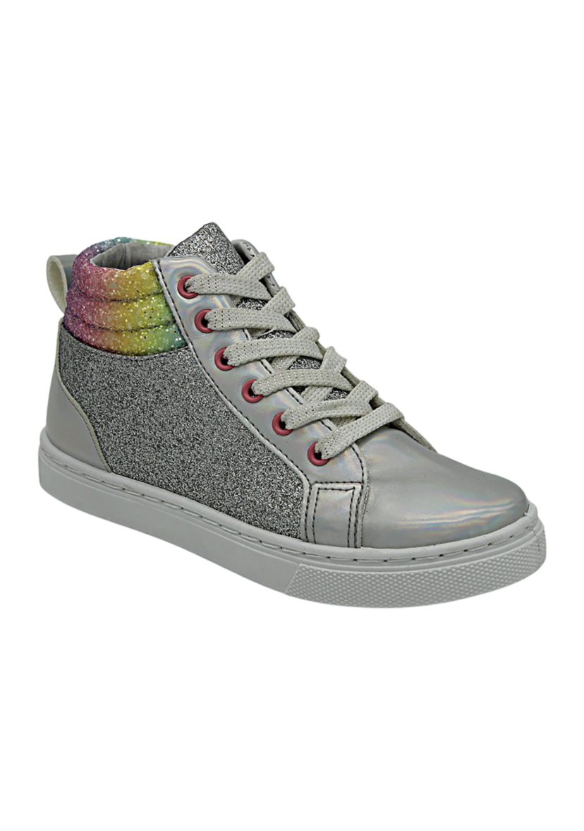 Youth  Girls Rainbow High Top Sneakers