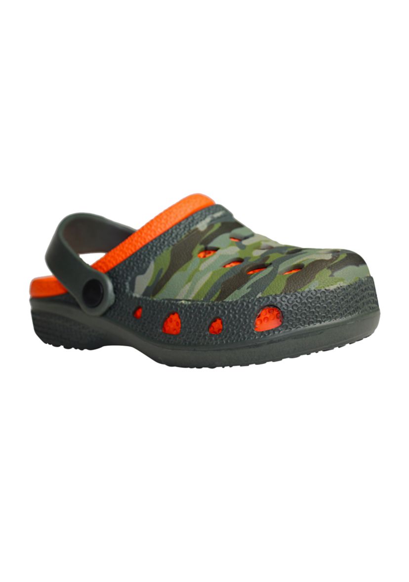 Youth Boys Camo Clogs