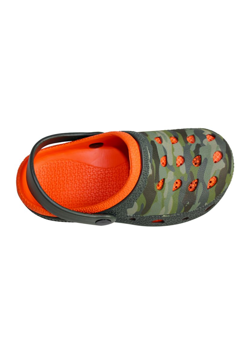 Youth Boys Camo Clogs