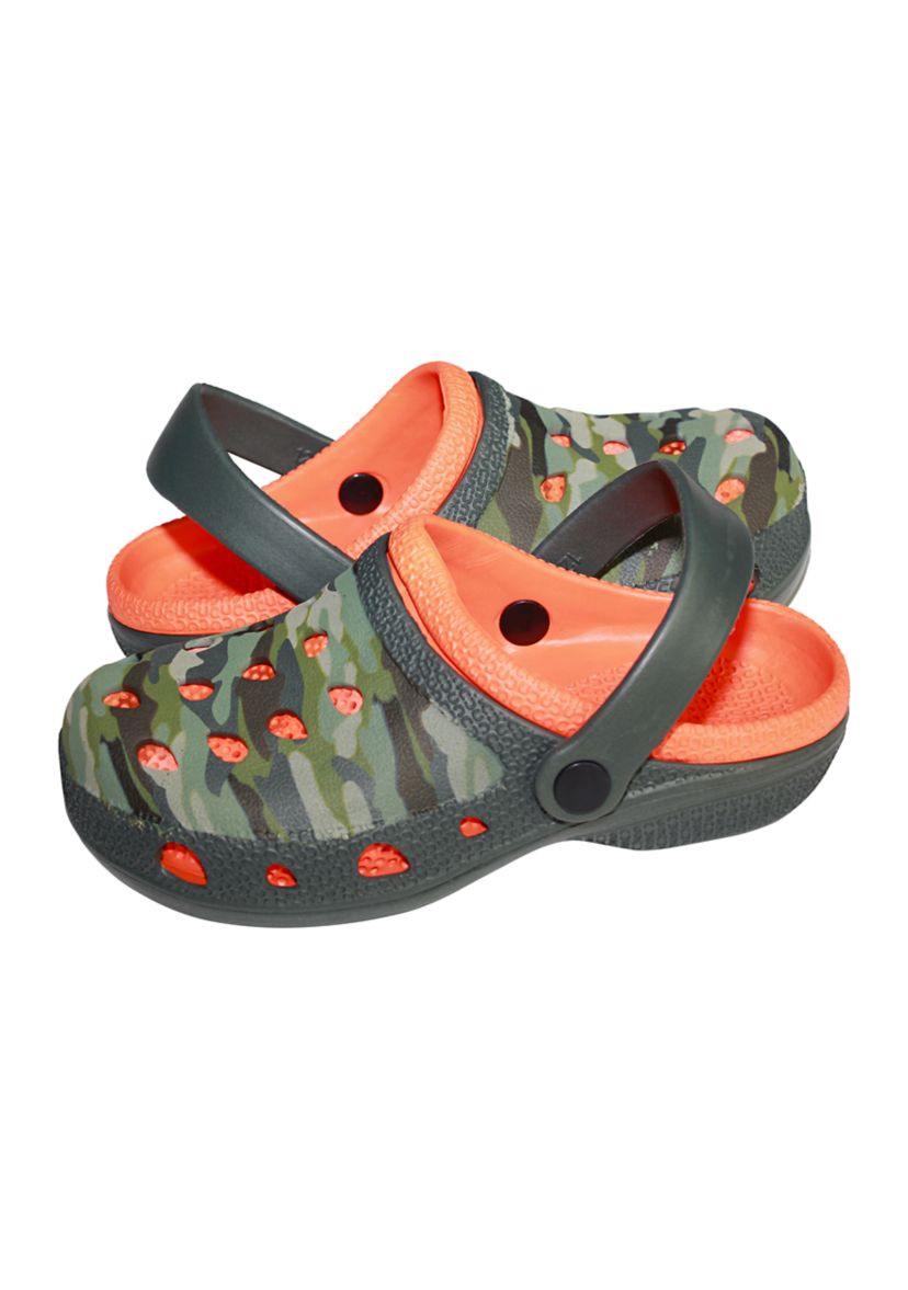 Youth Boys Camo Clogs