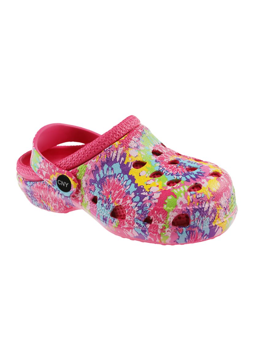 Youth Girls Tie Dye Clogs
