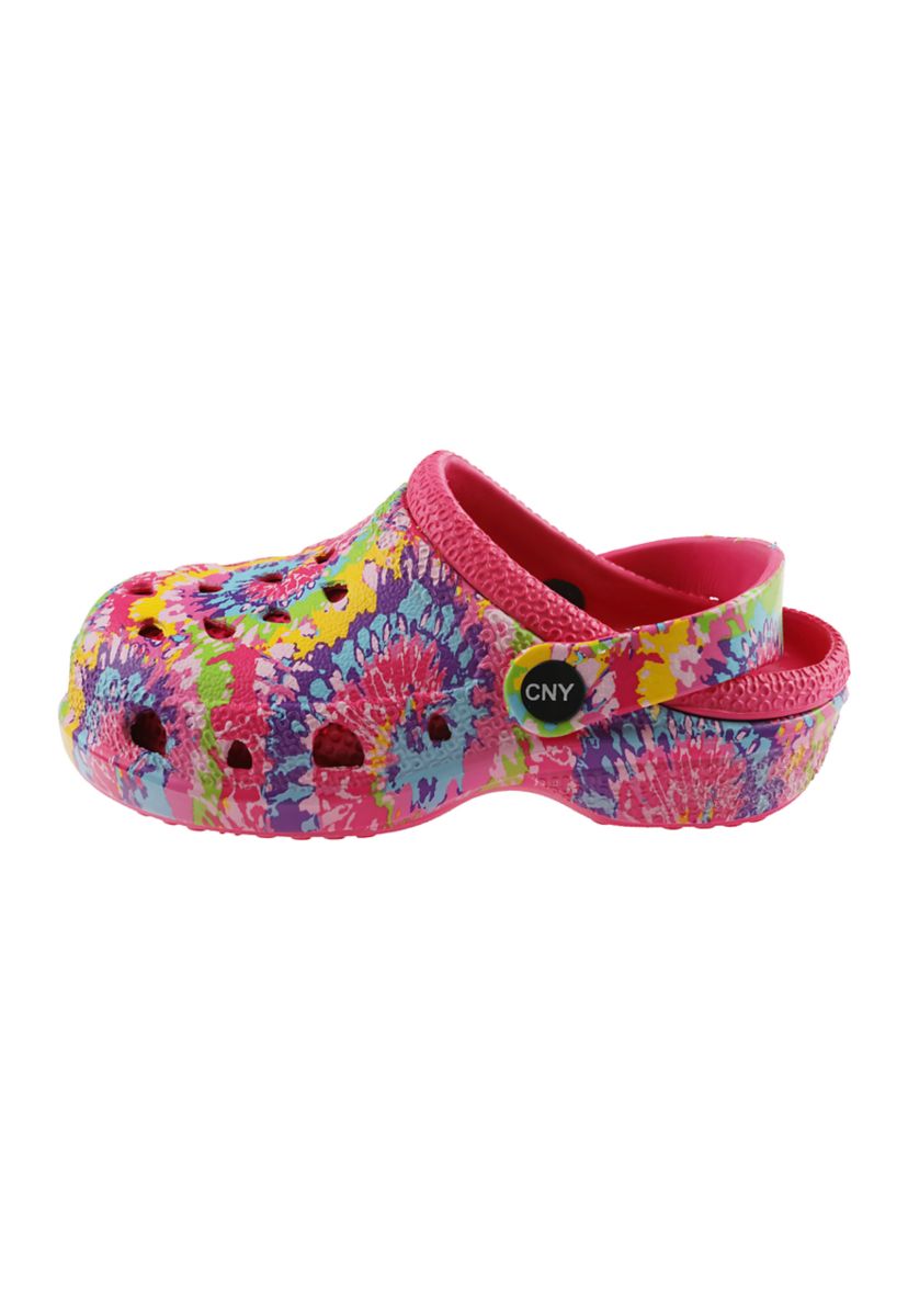 Youth Girls Tie Dye Clogs