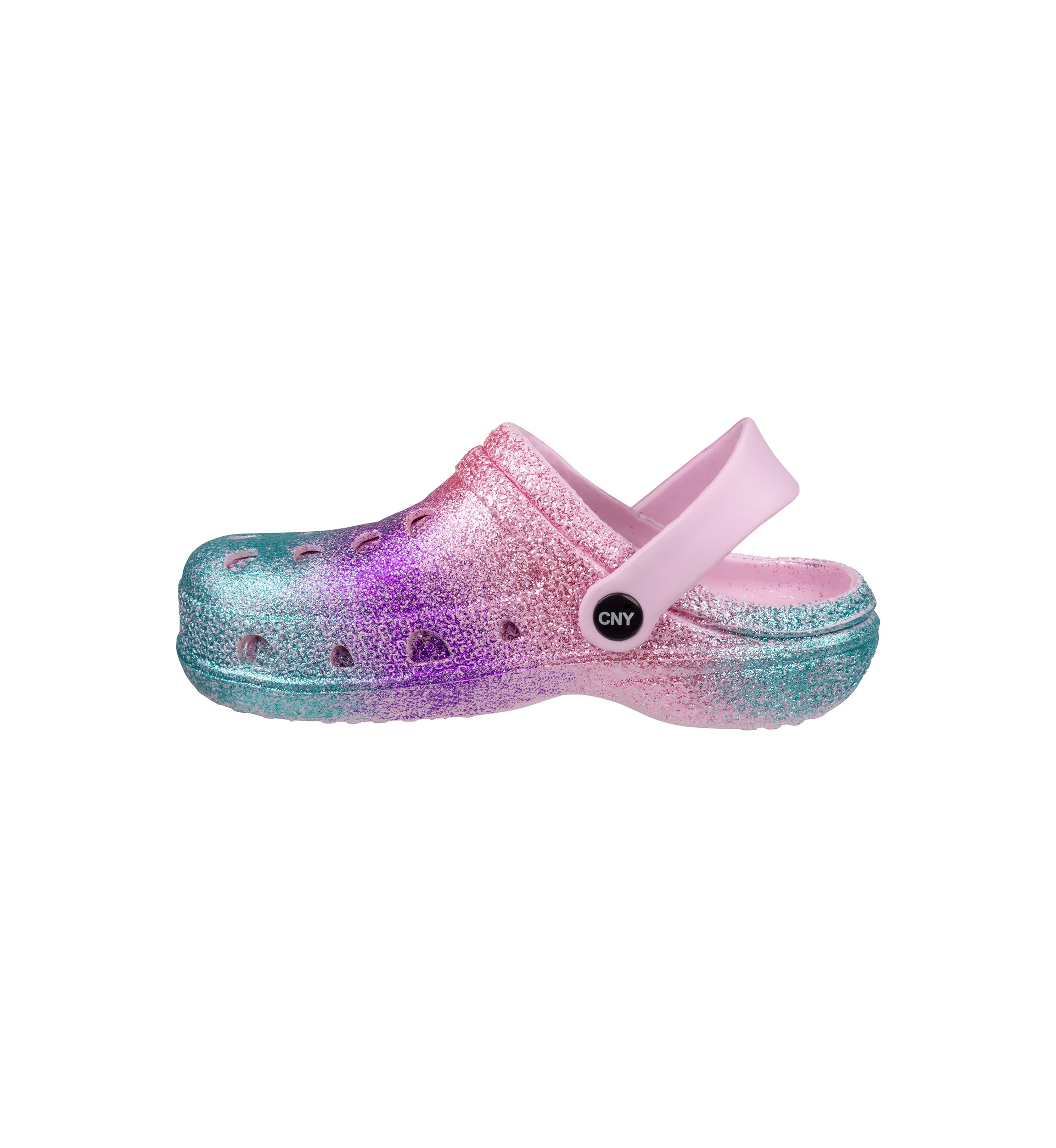 Youth Girls Glitter Ombré Clogs