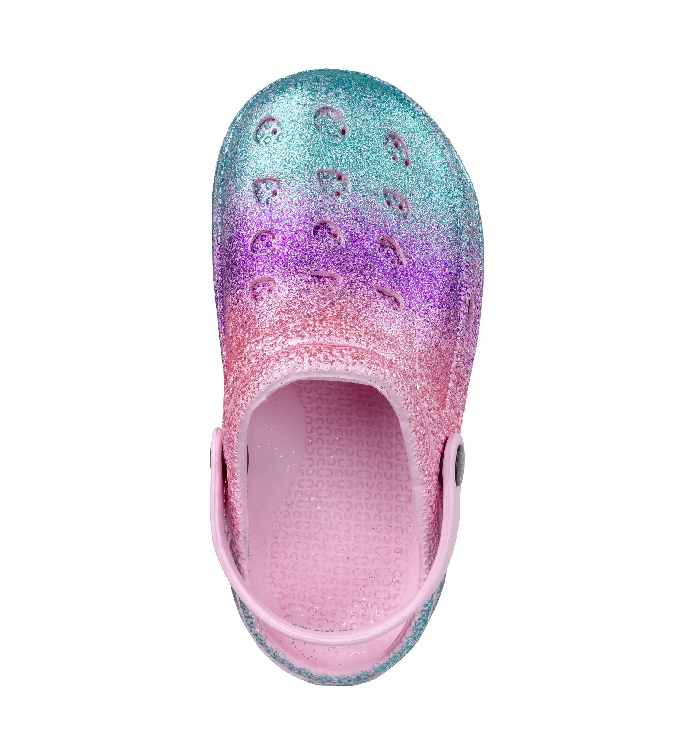 Youth Girls Glitter Ombré Clogs