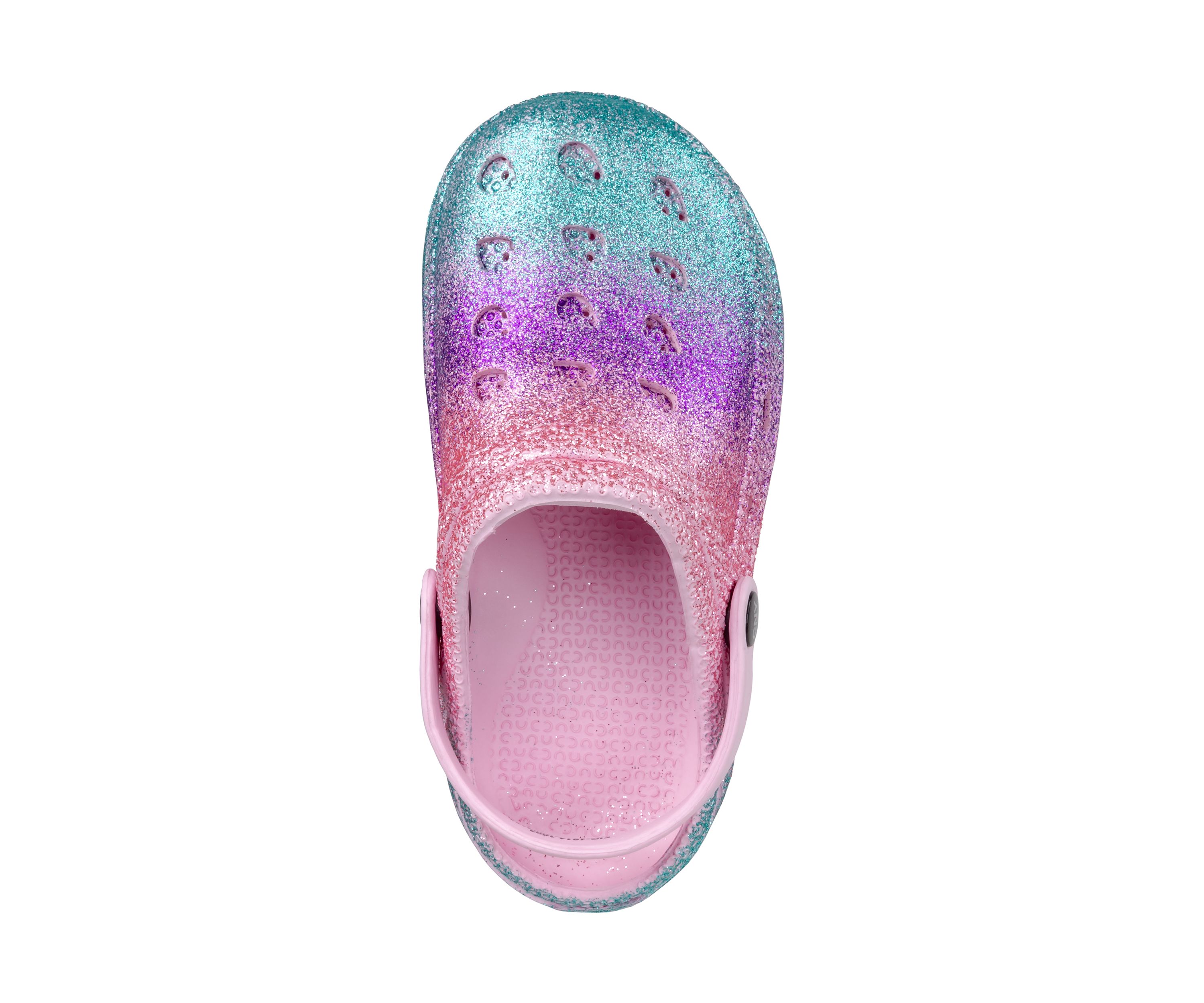 Youth Girls Glitter Ombré Clogs