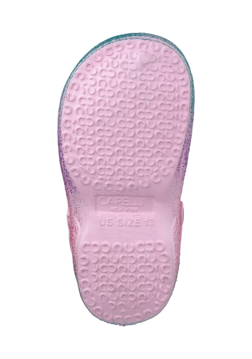 Youth Girls Glitter Ombré Clogs