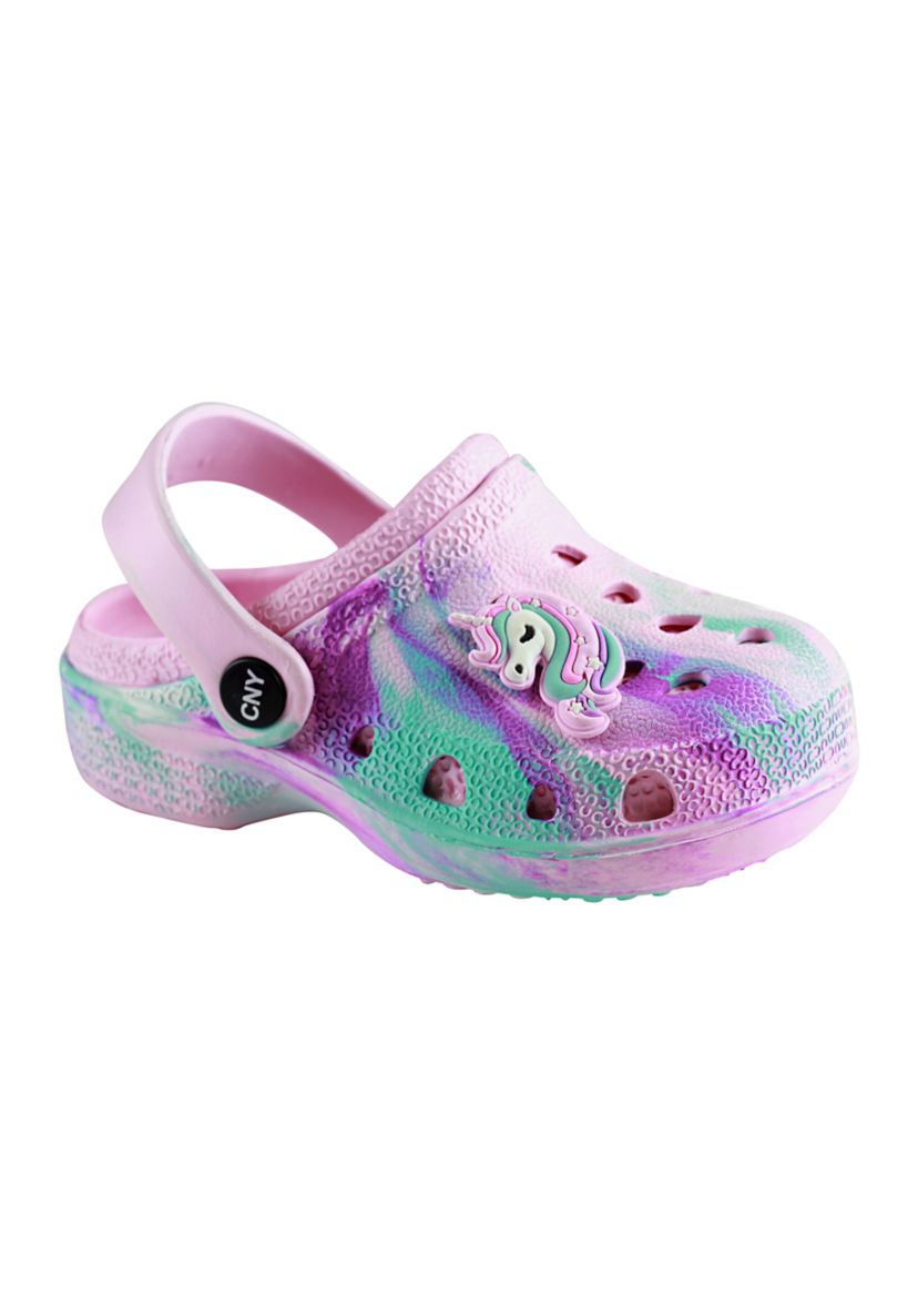 Toddler Girls Jelly Patch Clogs