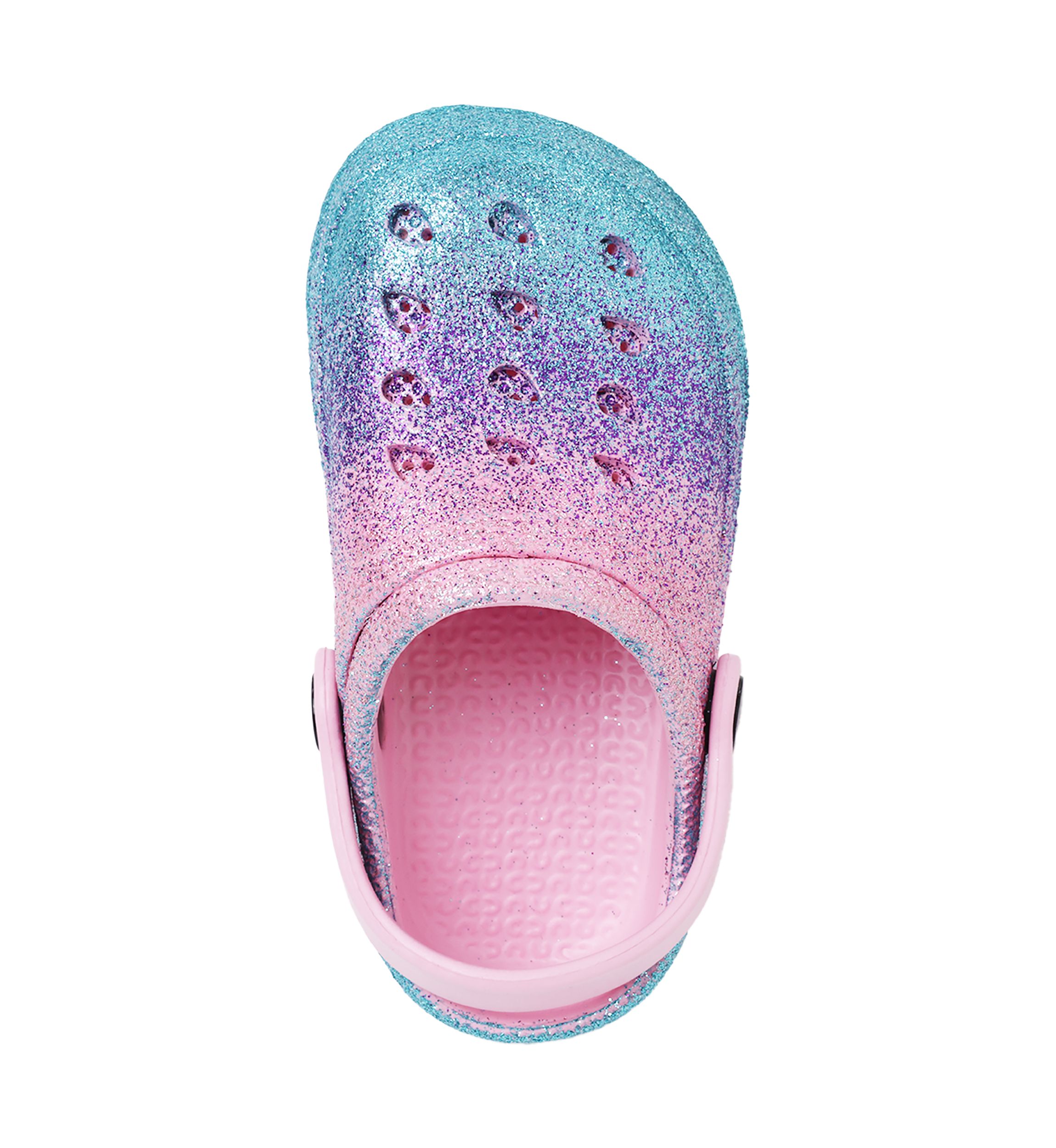 Toddler Girls Ombré Glitter Clogs