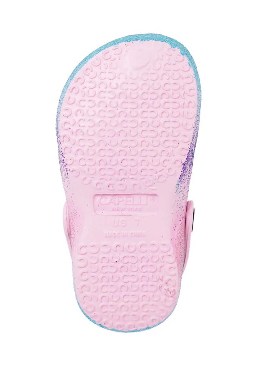 Toddler Girls Ombré Glitter Clogs