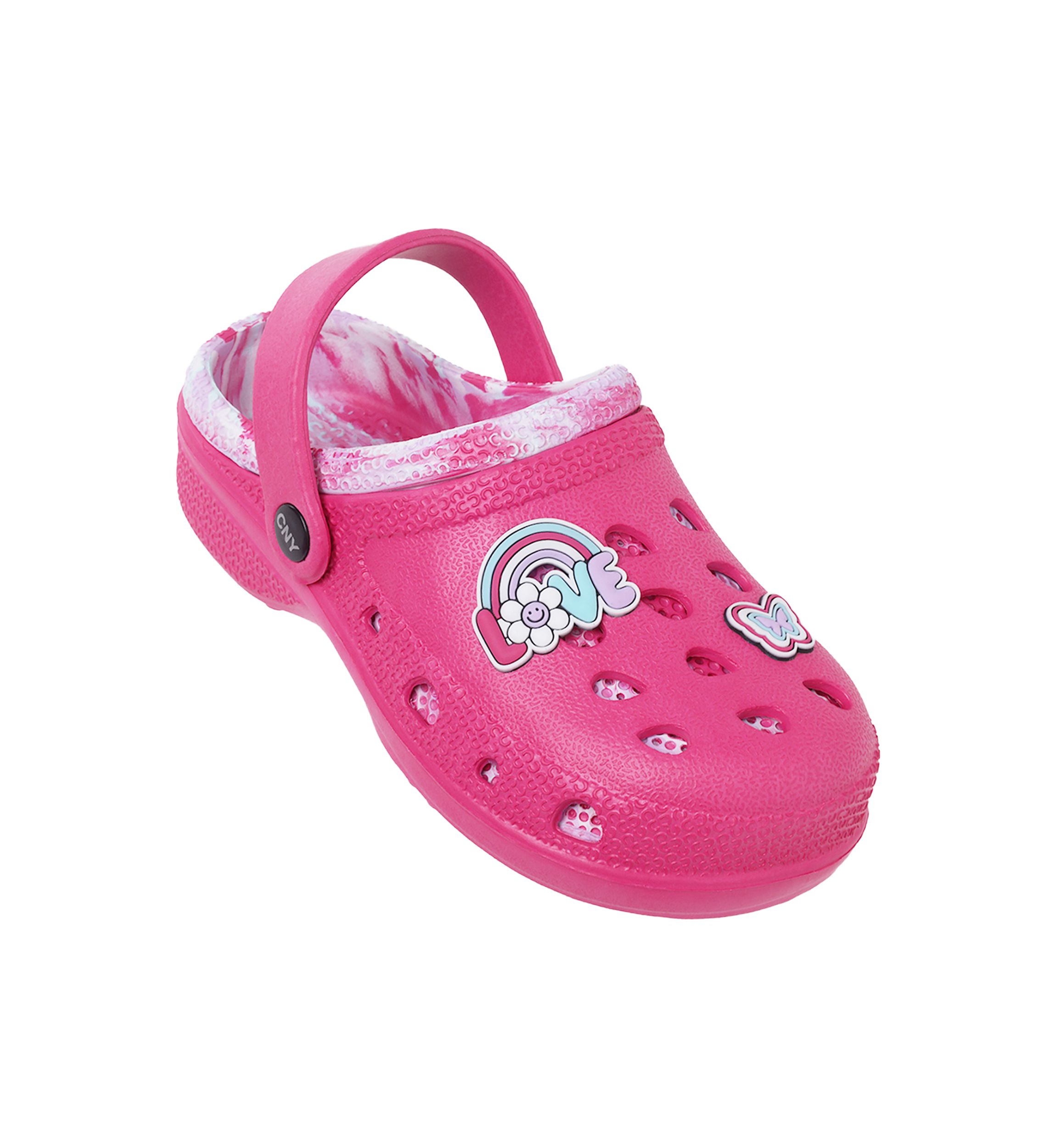 Big Kid Girls Charm Clogs