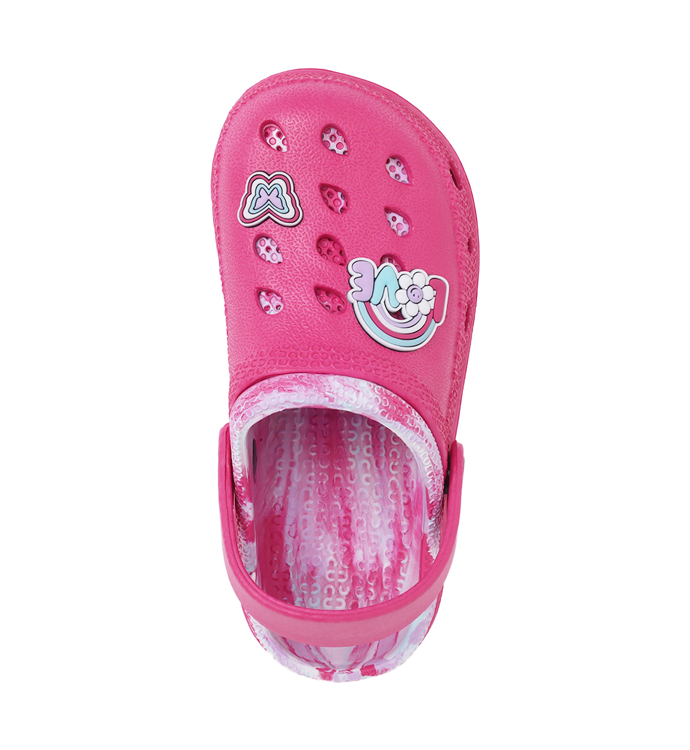 Big Kid Girls Charm Clogs