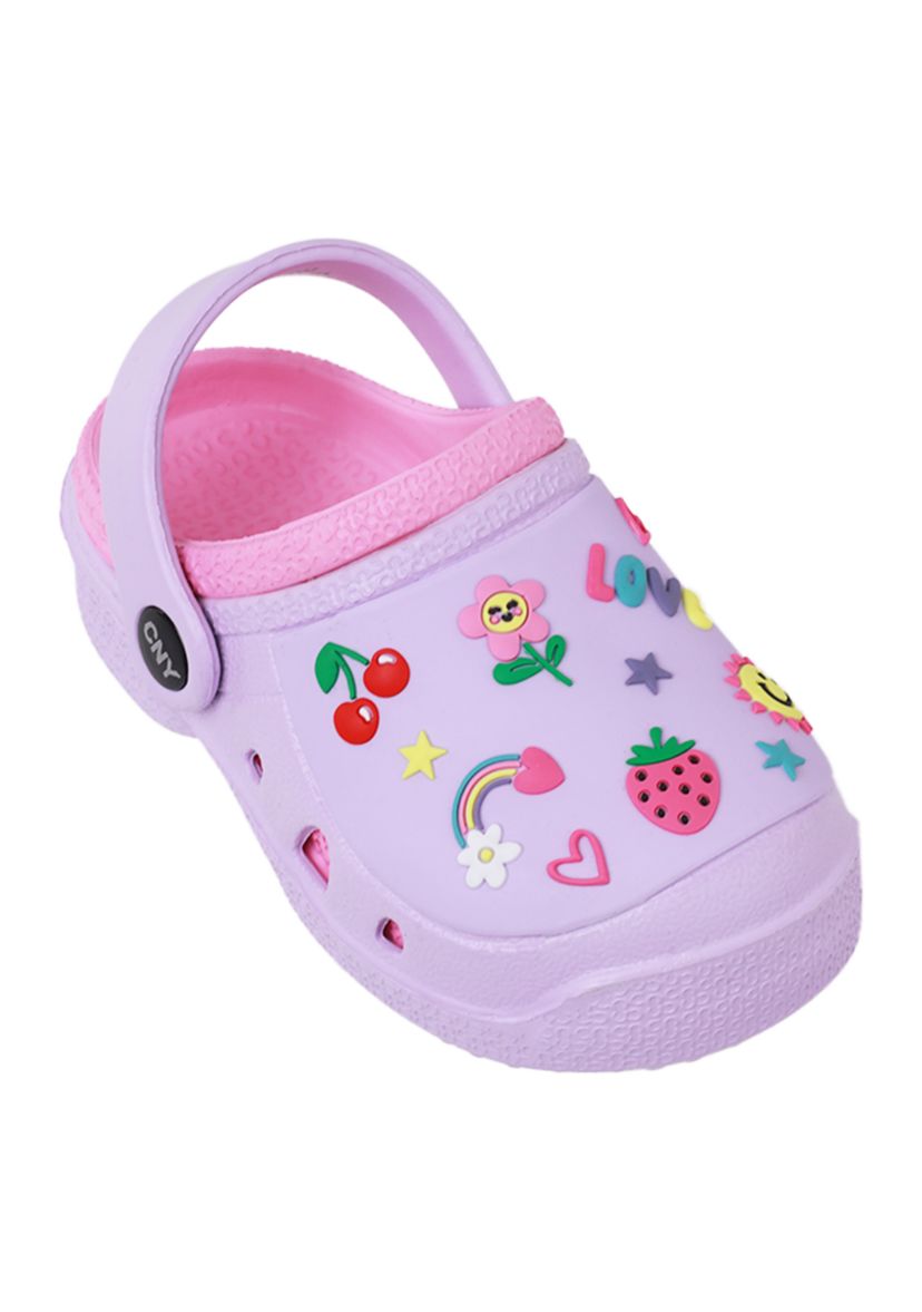 Little Kid Girls Charm Clogs