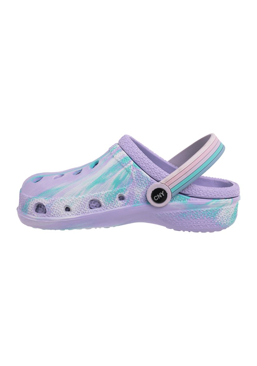 Big Kid Girls Tie Dye Clogs