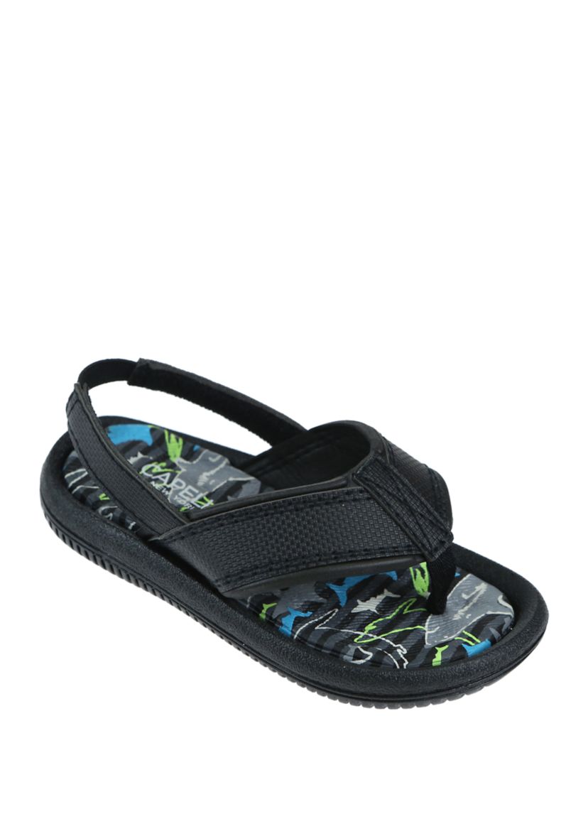 Toddler Boys Shark Thong Sandals