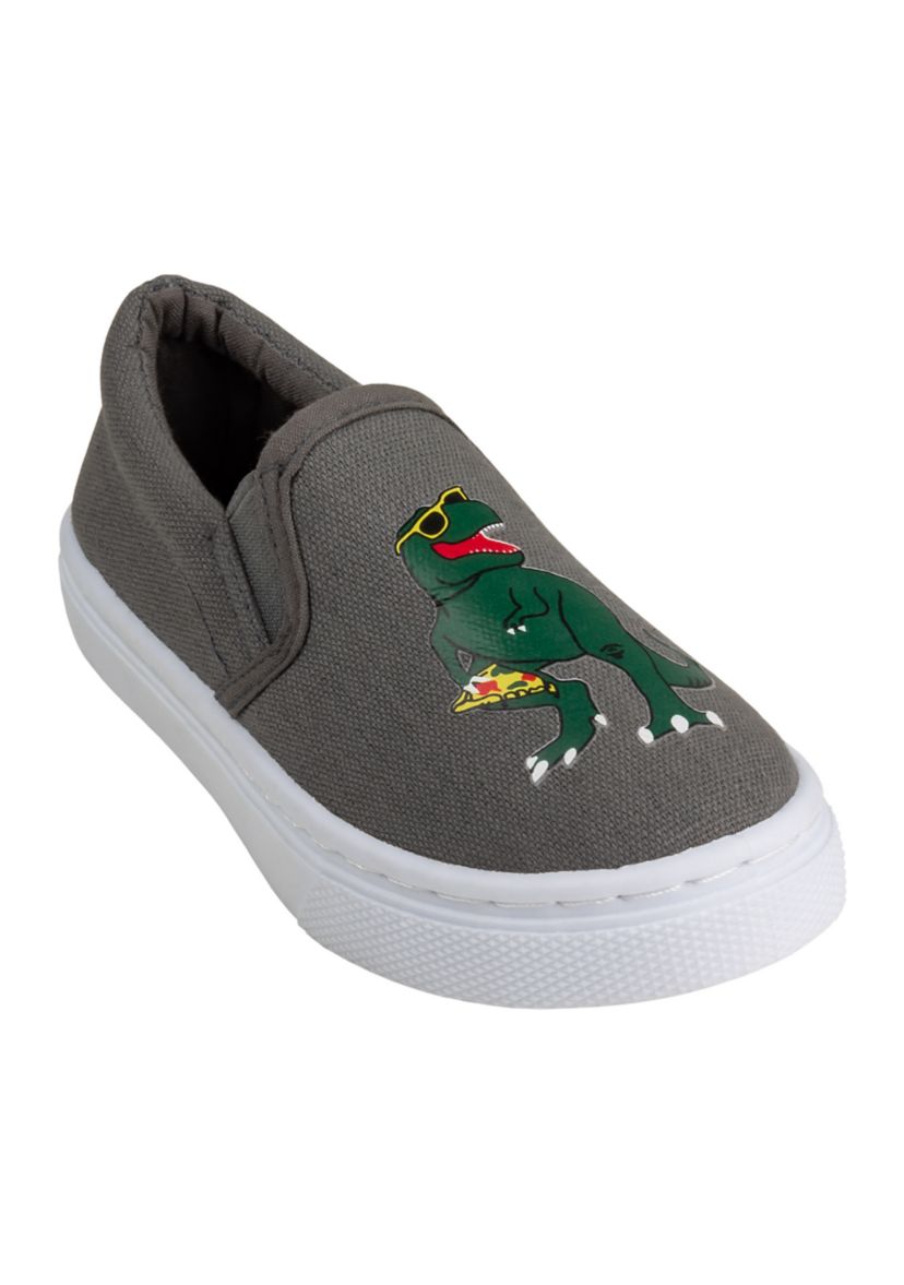 Toddler Boys Dino Pizza Slip On Sneakers