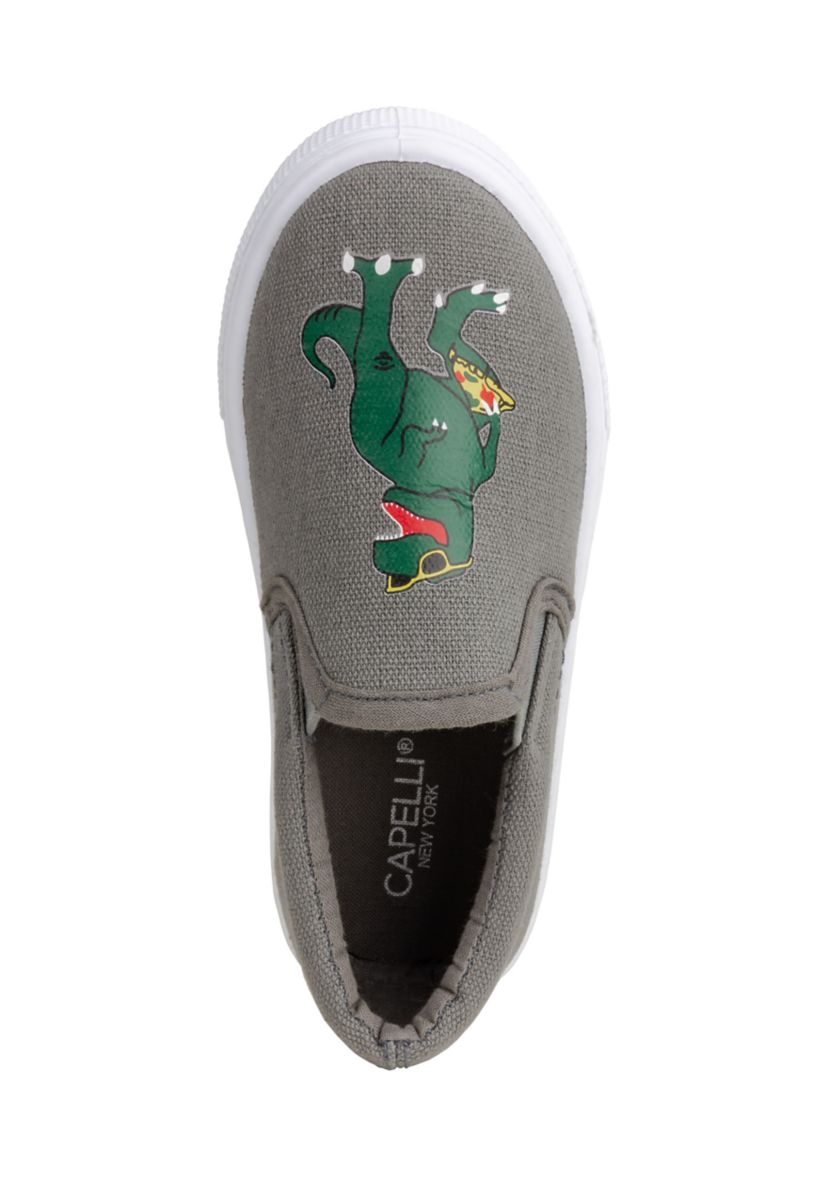 Toddler Boys Dino Pizza Slip On Sneakers