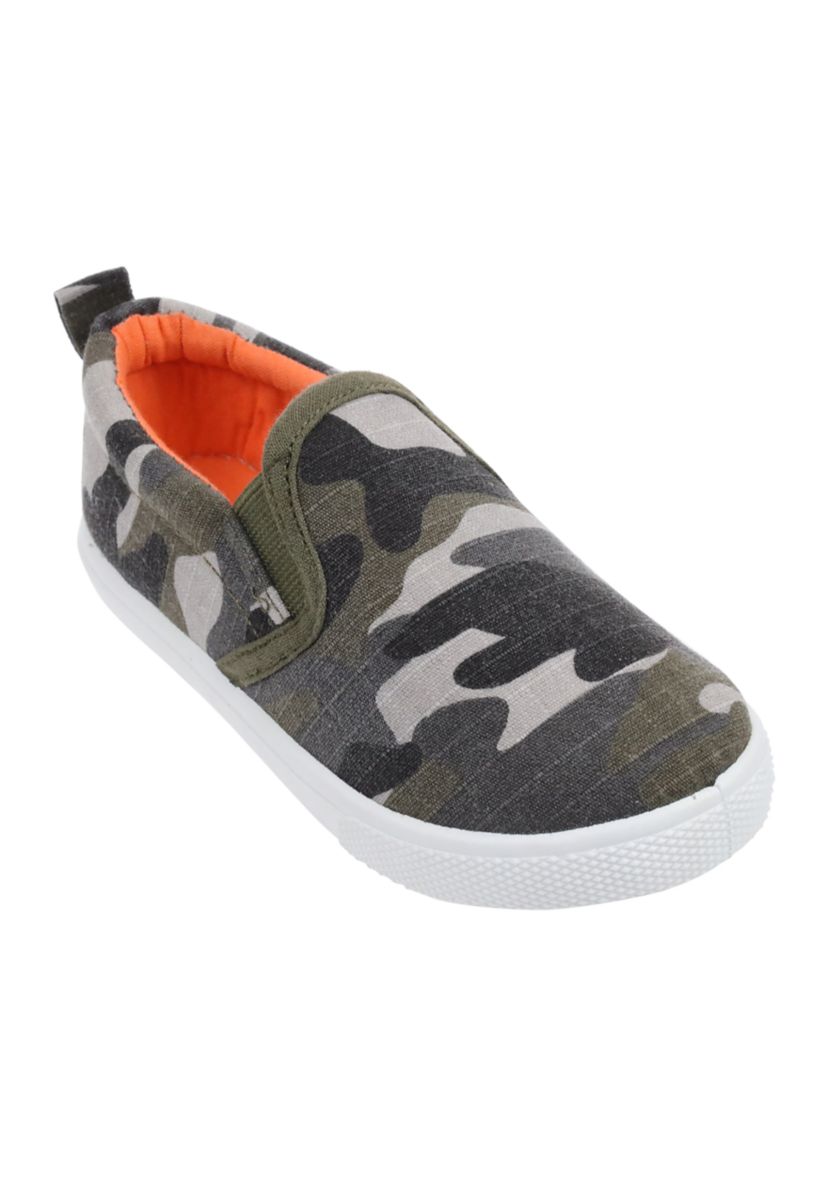 Toddler Boys Camo Slip On Sneakers