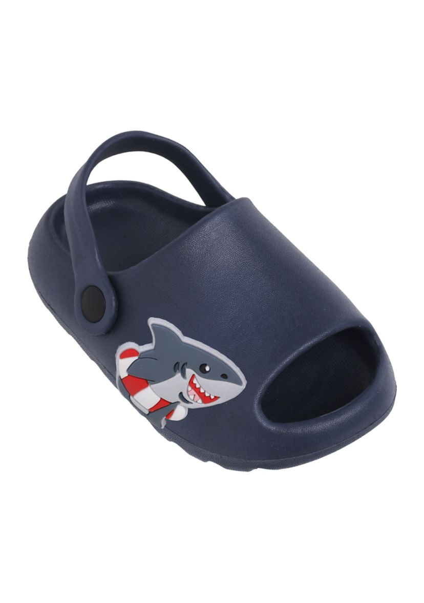 Little Kid Boys Shark Pillow Slide Sandals
