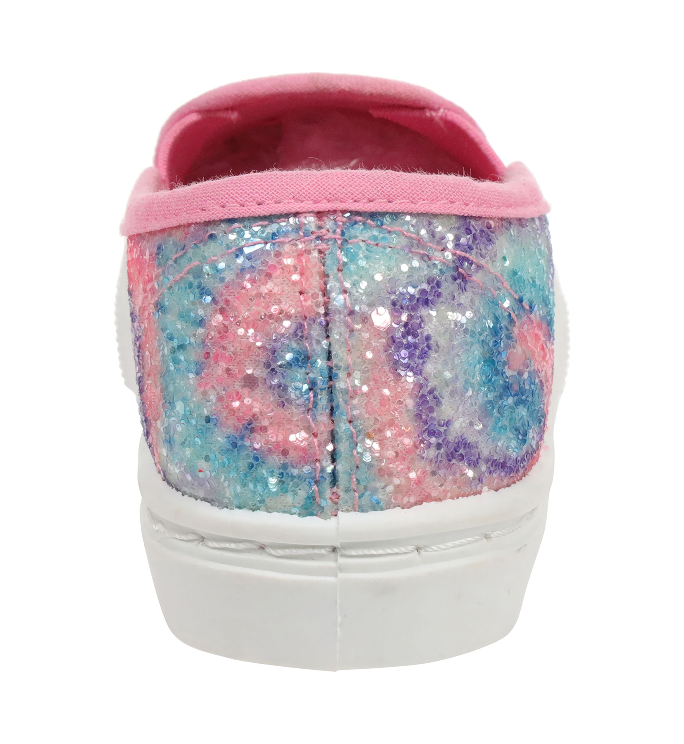 Toddler Girls Tie Dye Glitter Slip On Sneakers