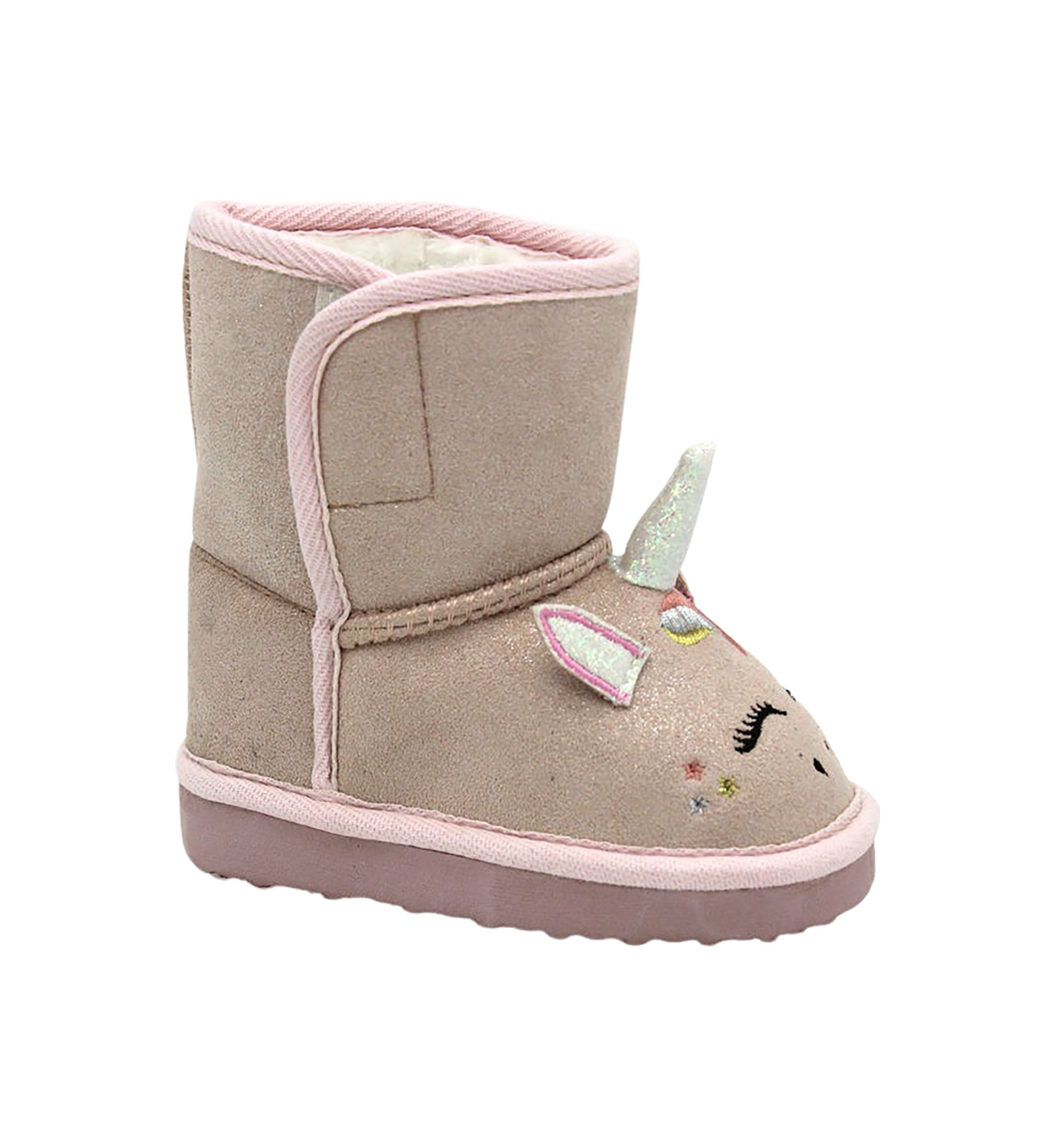 Toddler Girls Unicorn Booties