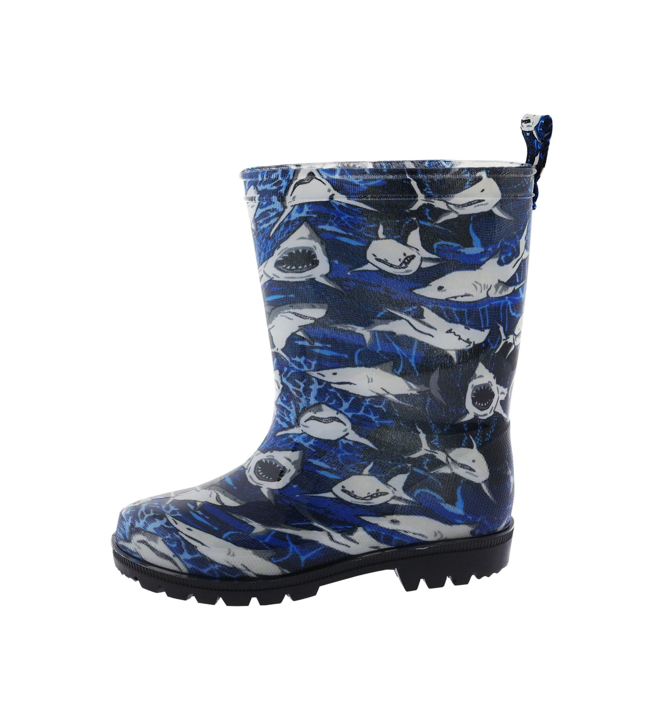 Youth Boys Underwater Sharks Rainboots