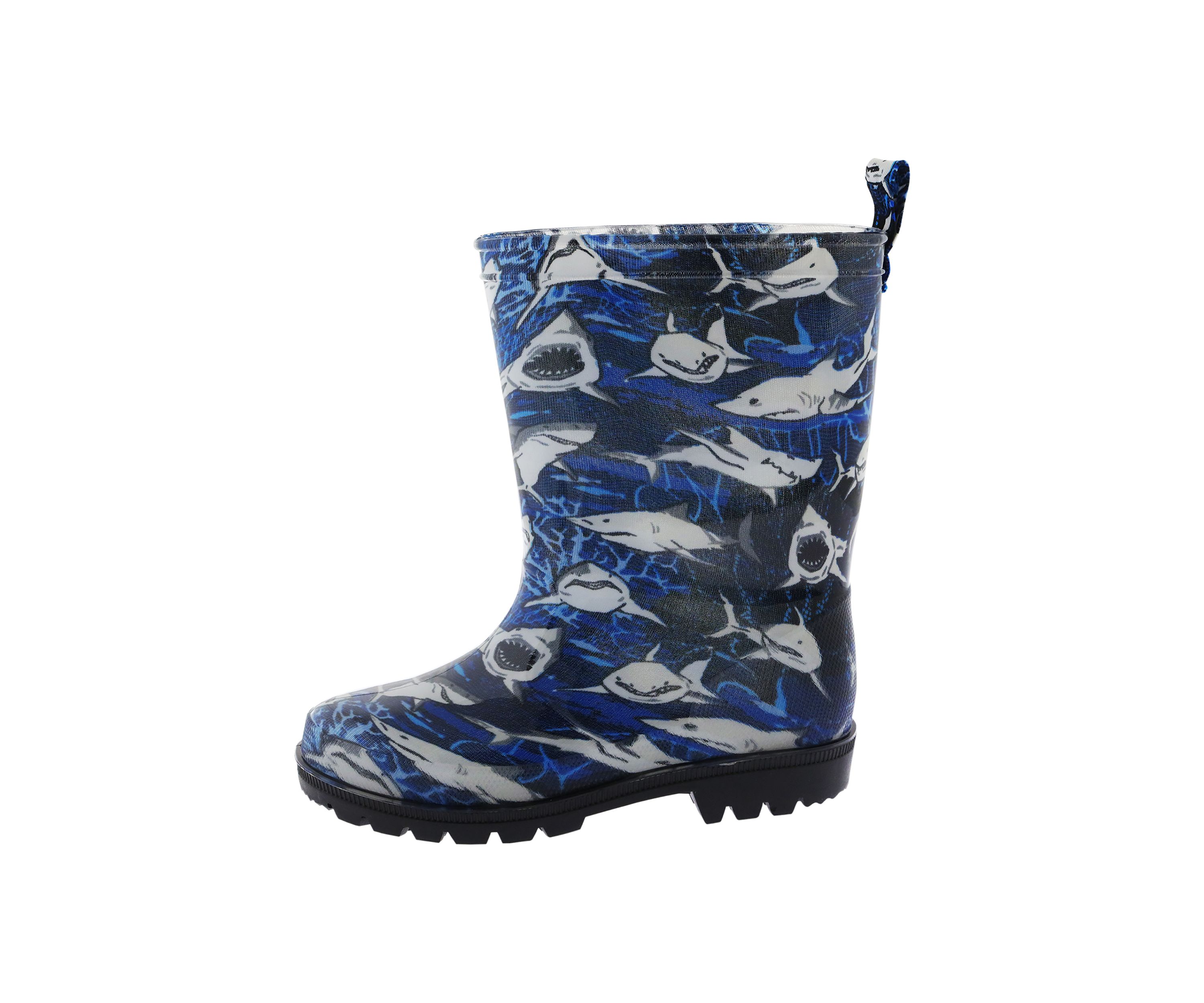 Youth Boys Underwater Sharks Rainboots