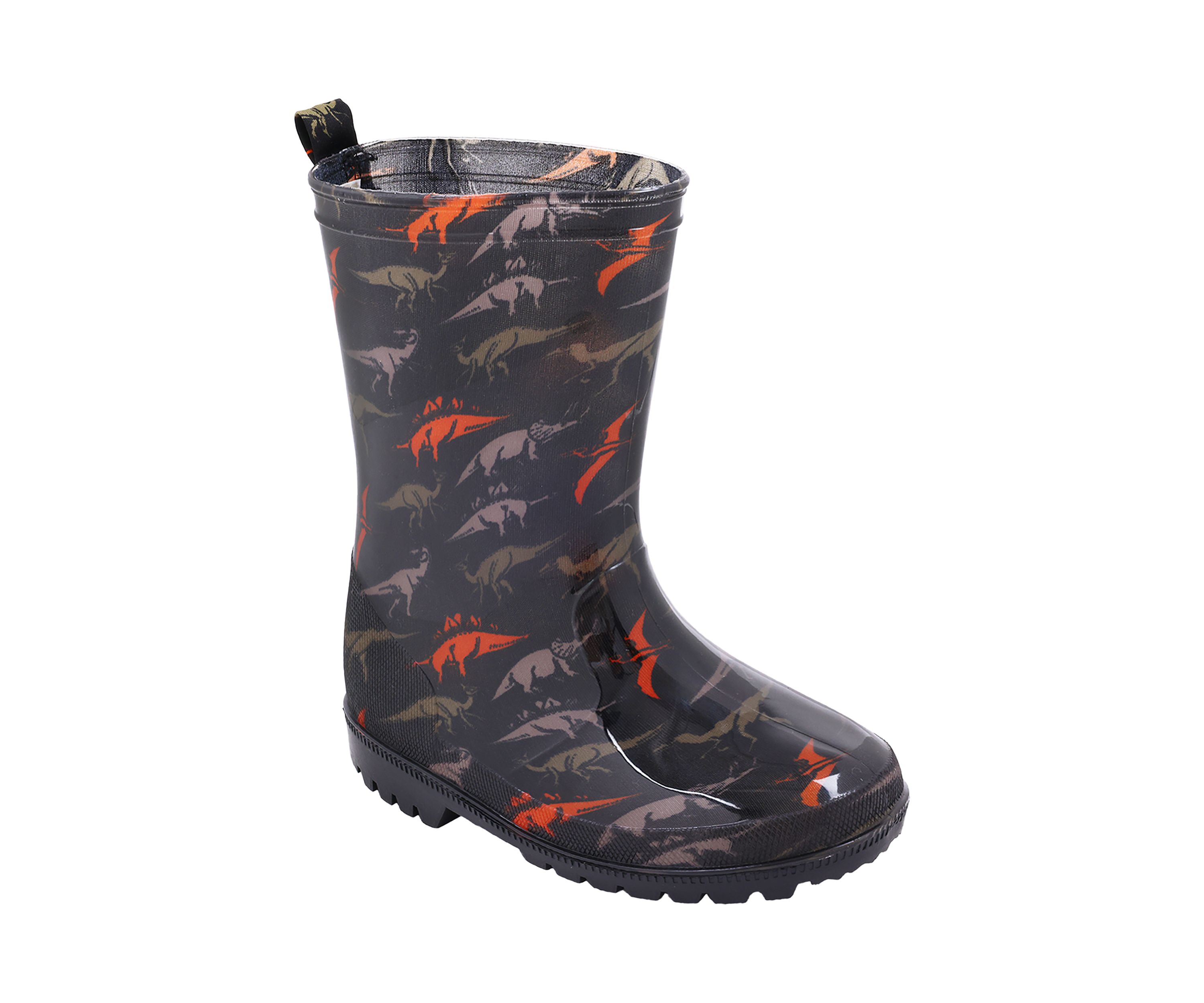 Youth Boys Prehistoric Dino Rainboots