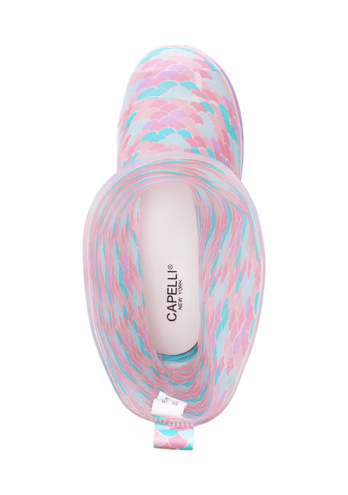 Youth Girls Shiny Mermaid Rainboots