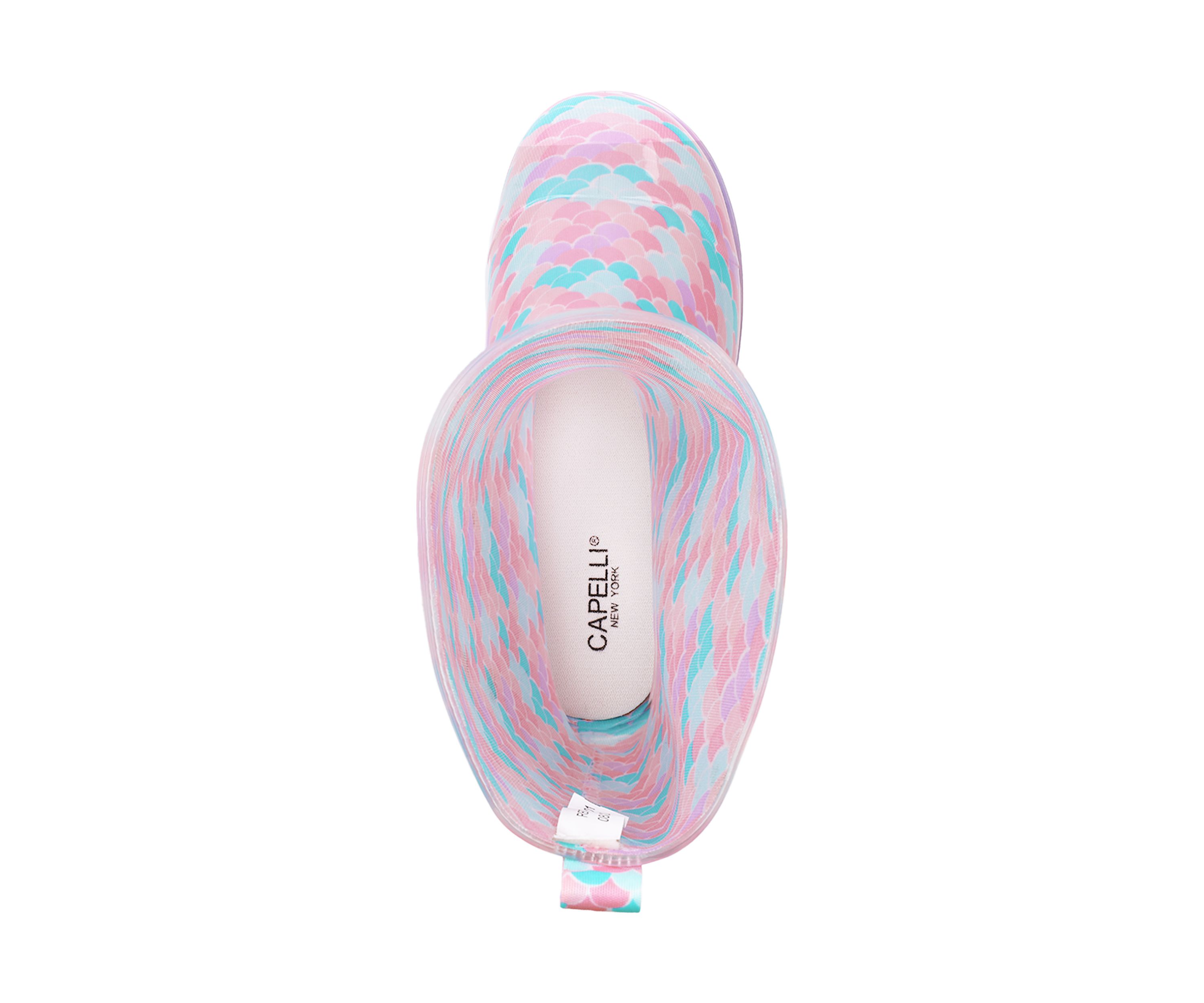 Youth Girls Shiny Mermaid Rainboots