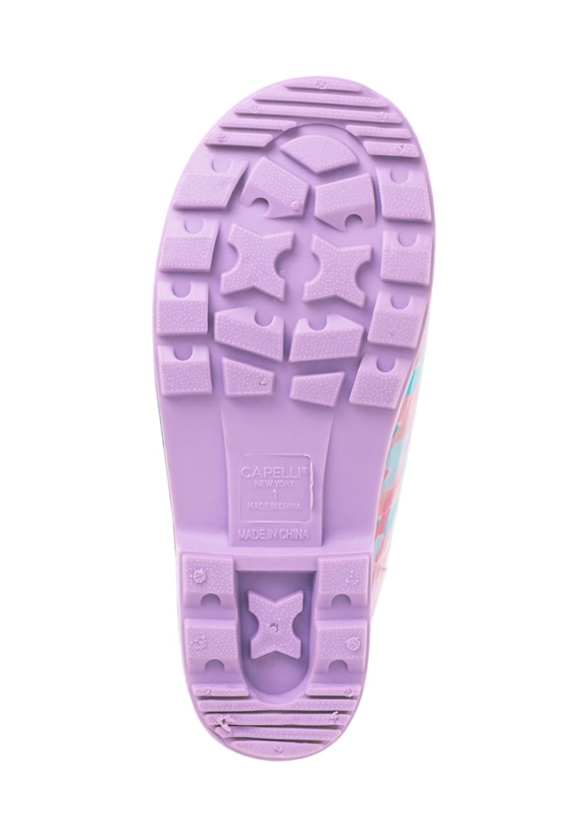Youth Girls Shiny Mermaid Rainboots