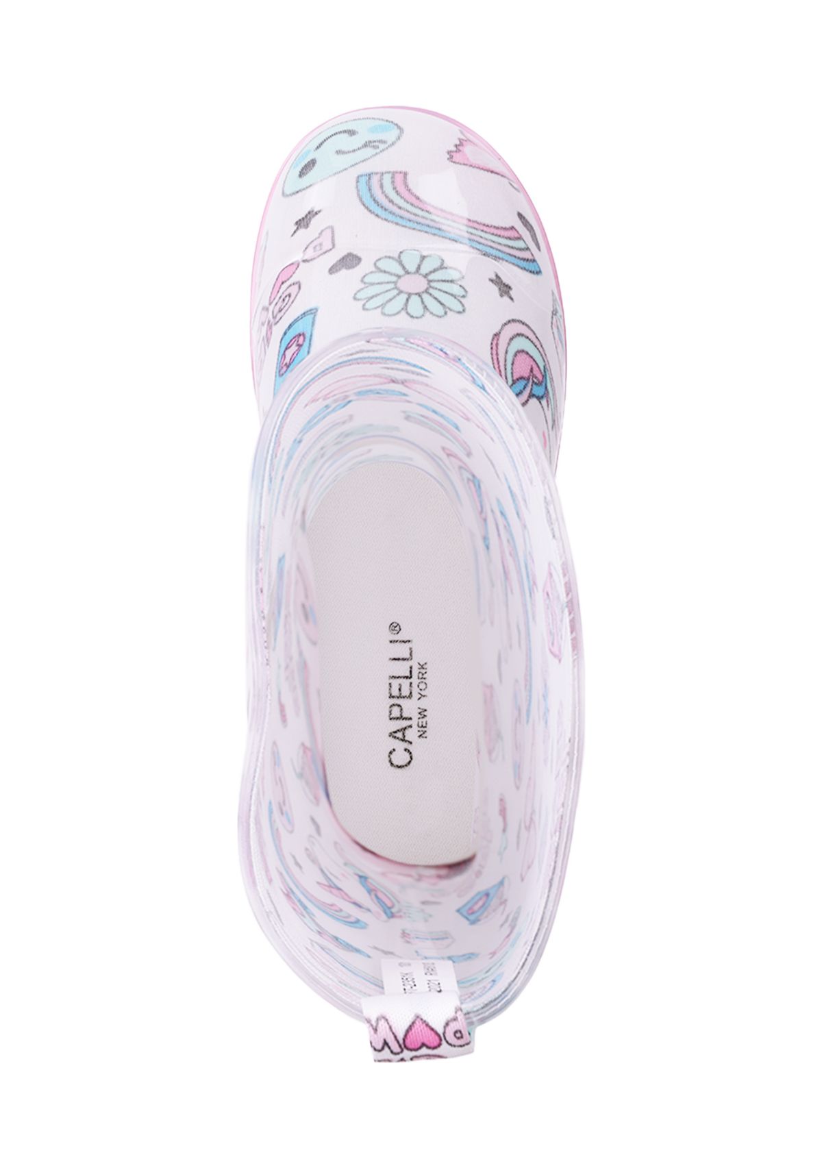 Youth Girls Jelly Printed Rainboots