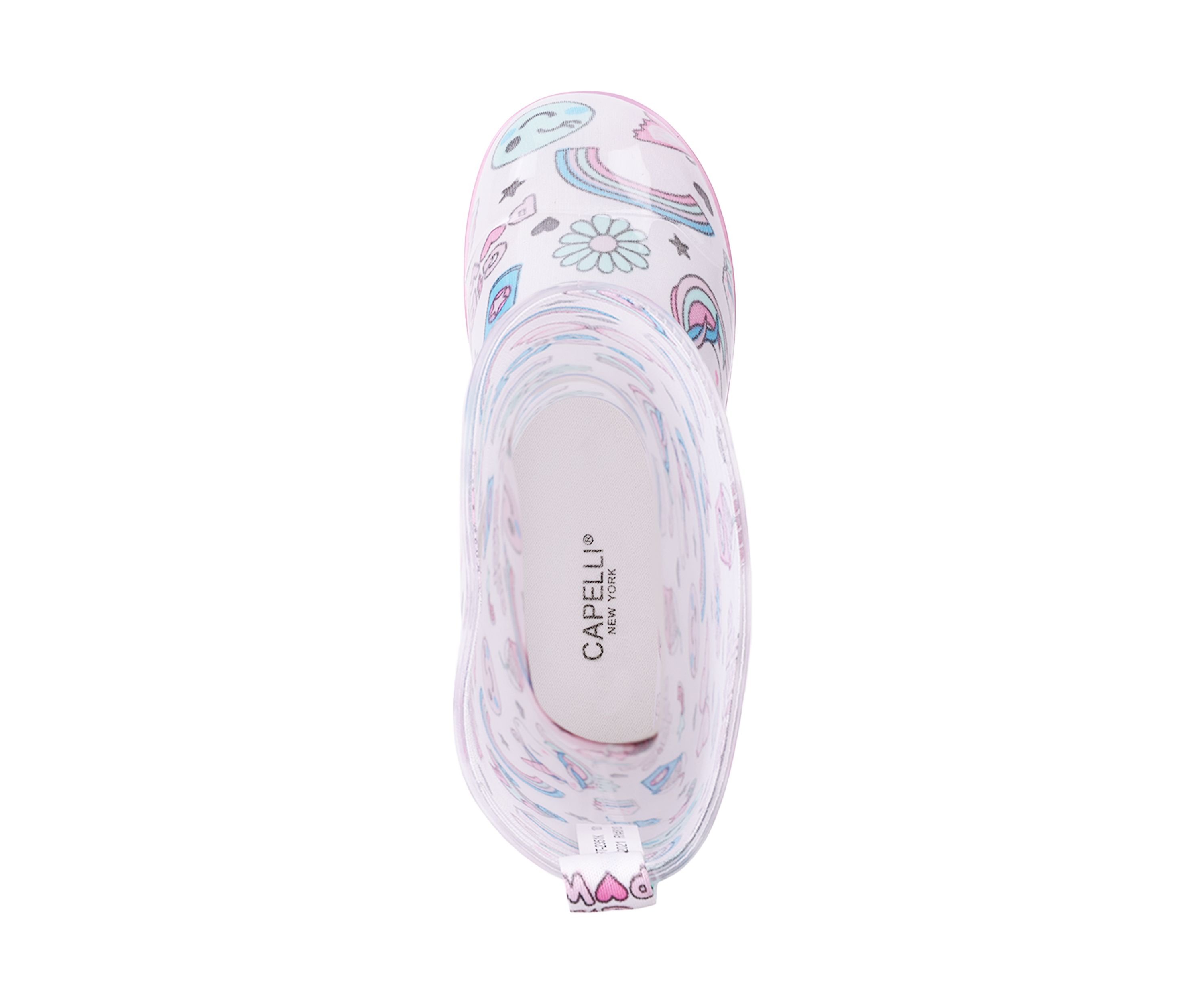 Youth Girls Jelly Printed Rainboots