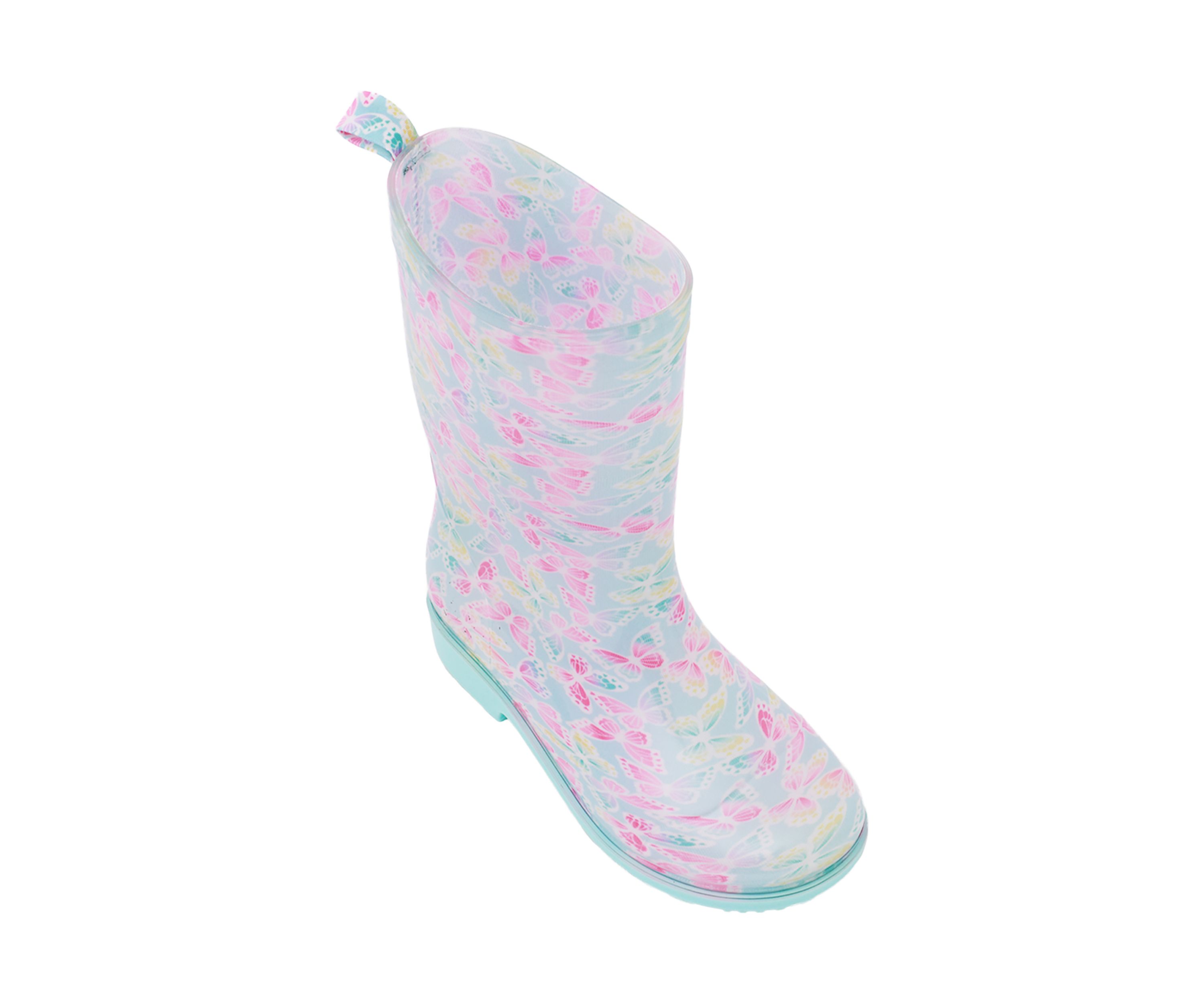 Big Kid Girls Ombré Butterfly Rainboots
